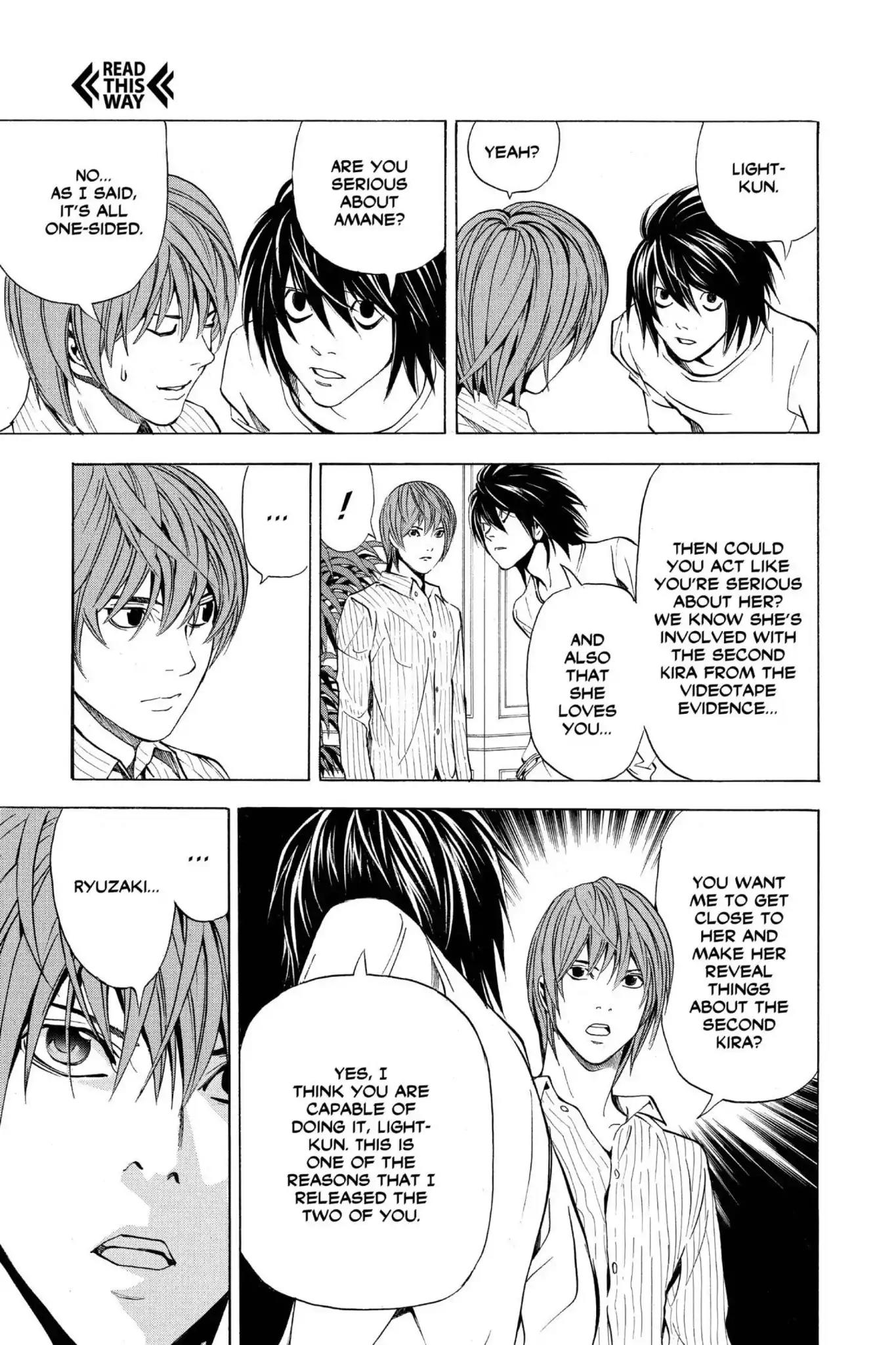 Death Note manga, chapter 37, page 11 of 24