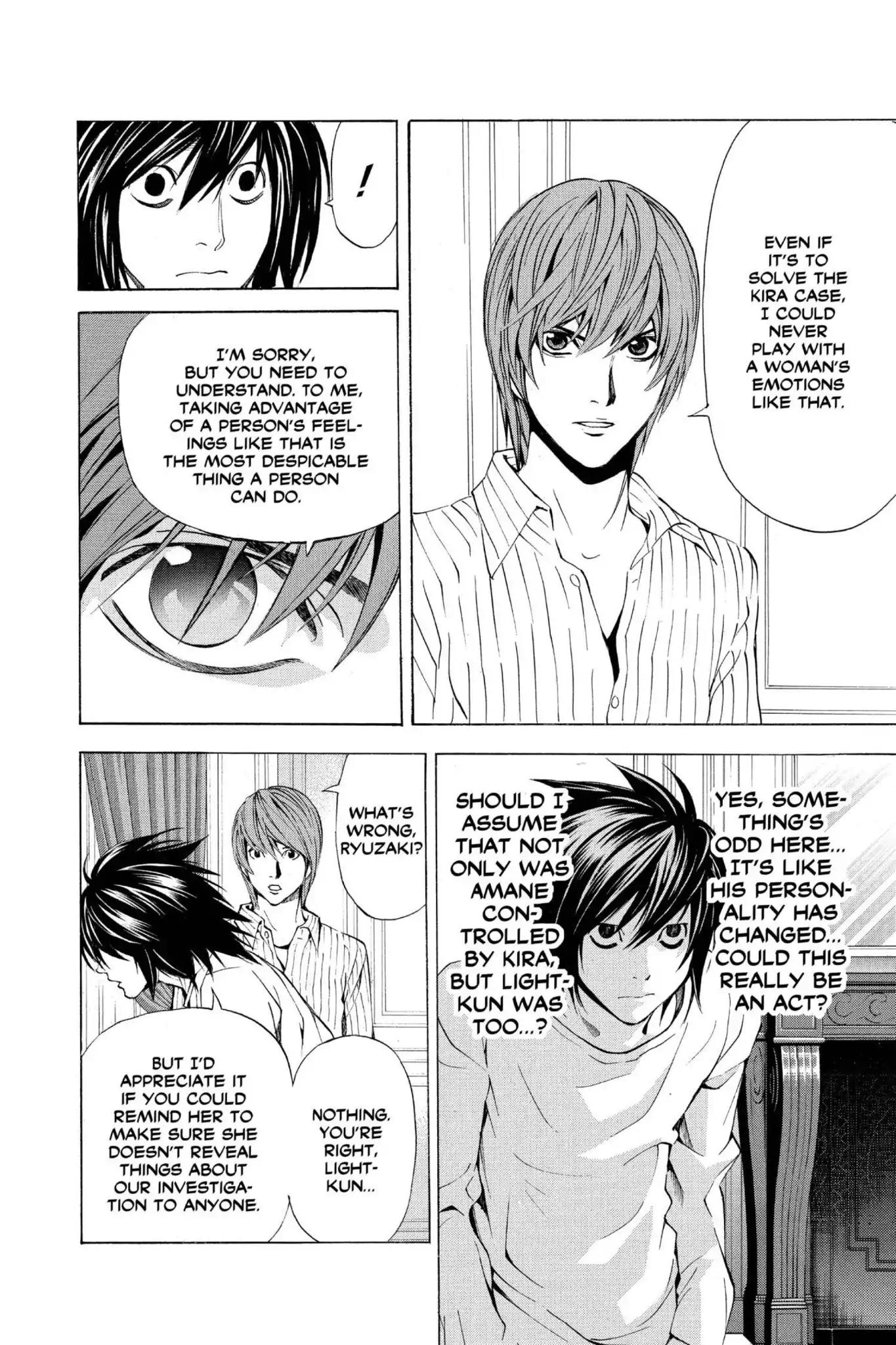 Death Note manga, chapter 37, page 12 of 24