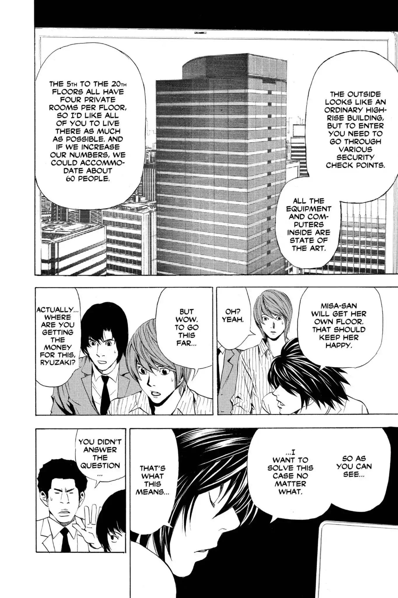 Death Note manga, chapter 37, page 14 of 24