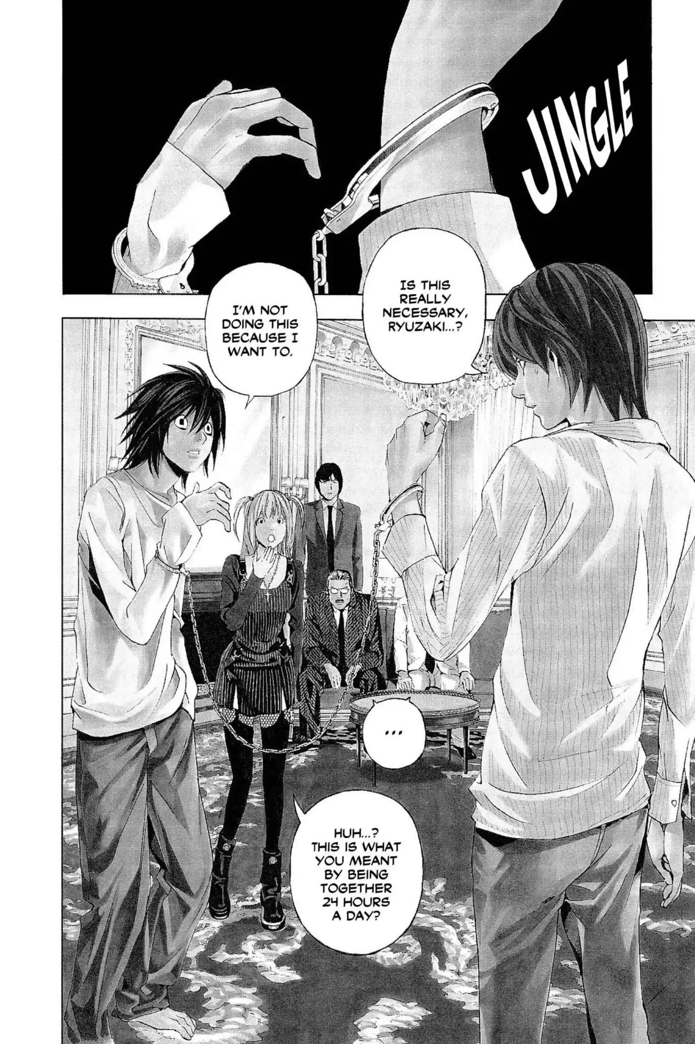 Death Note manga, chapter 37, page 2 of 24