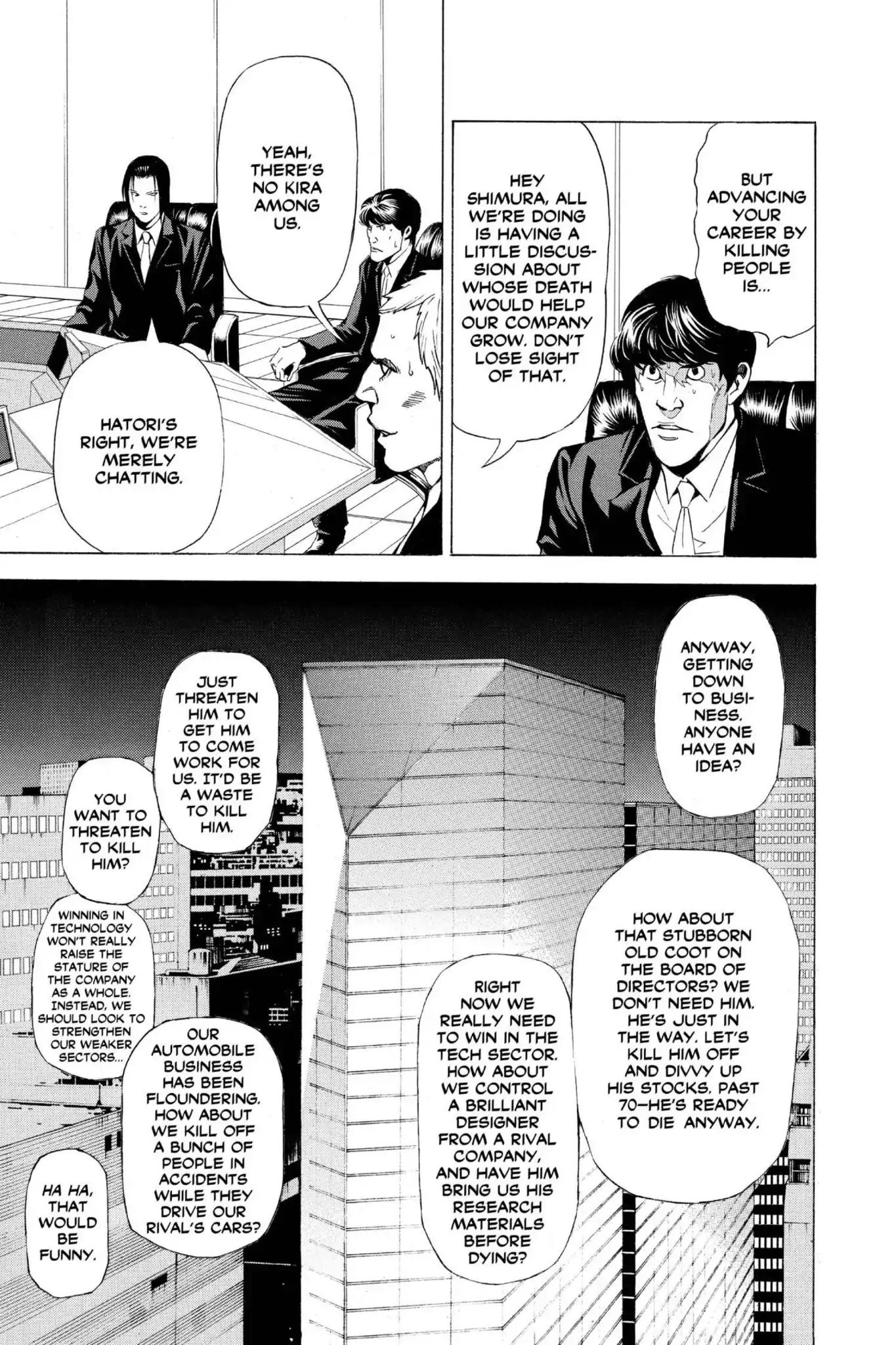 Death Note manga, chapter 37, page 21 of 24