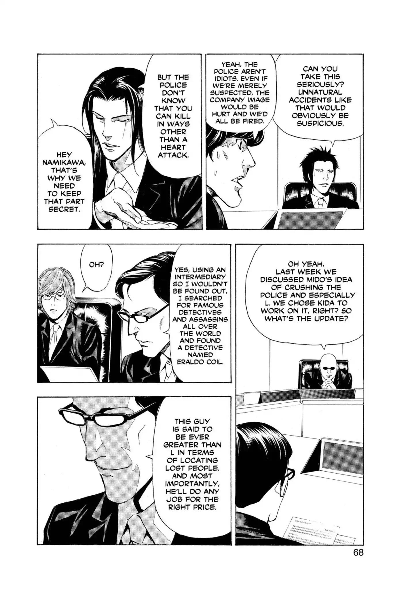 Death Note manga, chapter 37, page 22 of 24