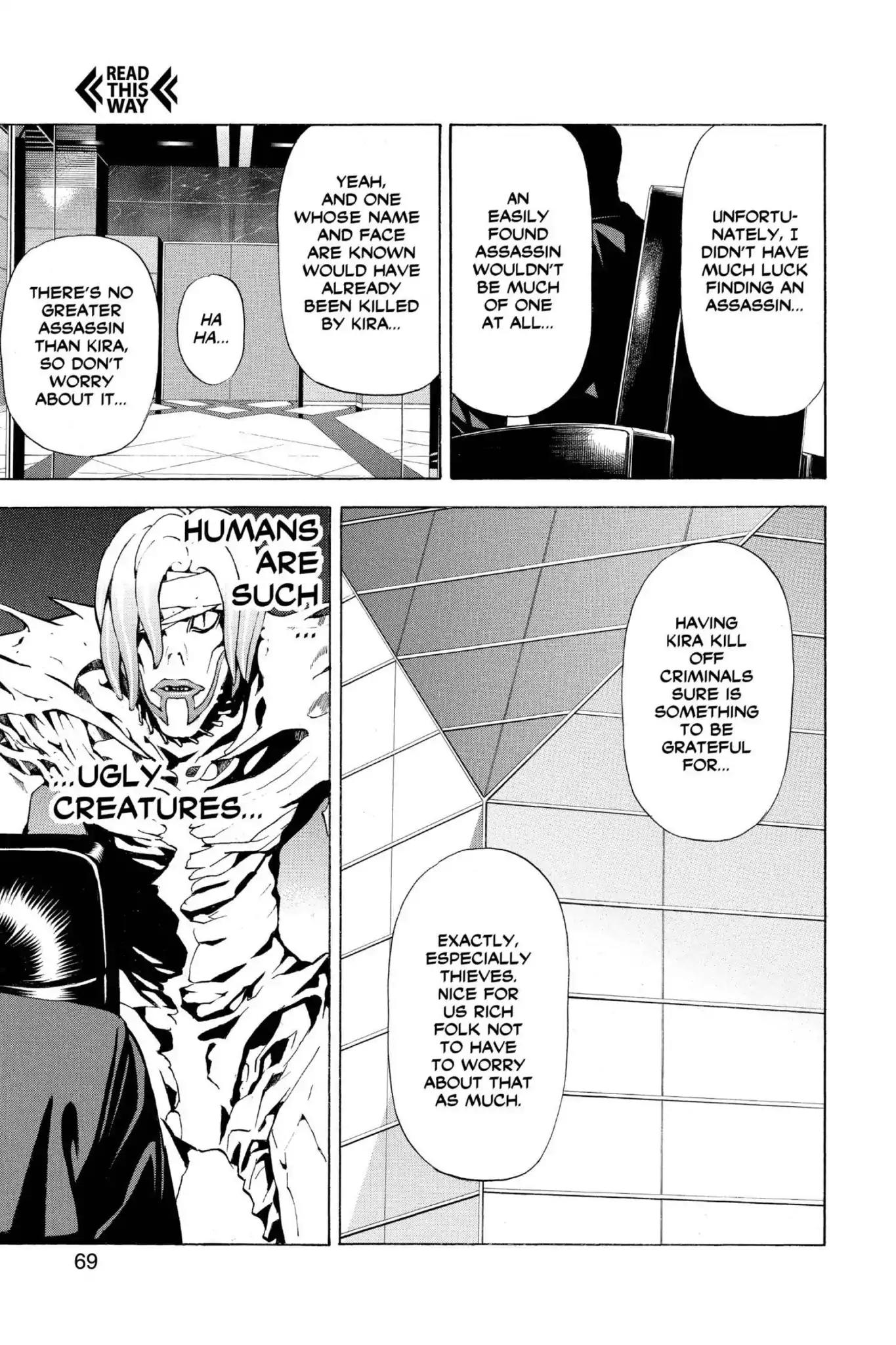 Death Note manga, chapter 37, page 23 of 24