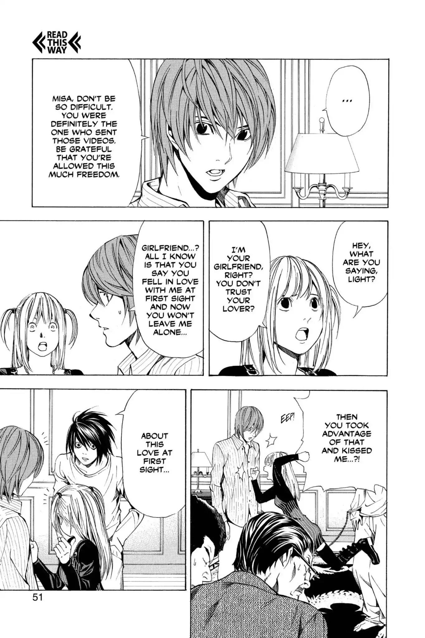 Death Note manga, chapter 37, page 5 of 24
