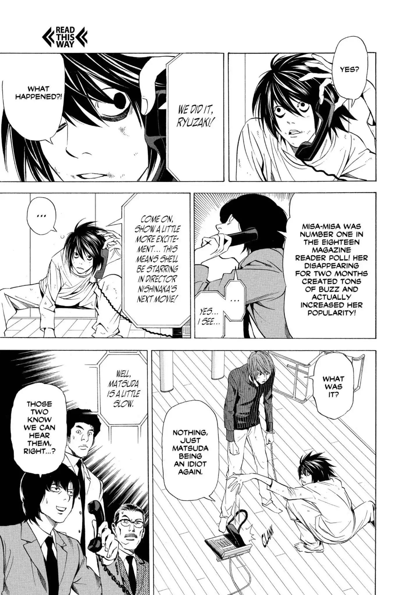 Death Note Chapter 38 page 17 - Chapter 38: Strike