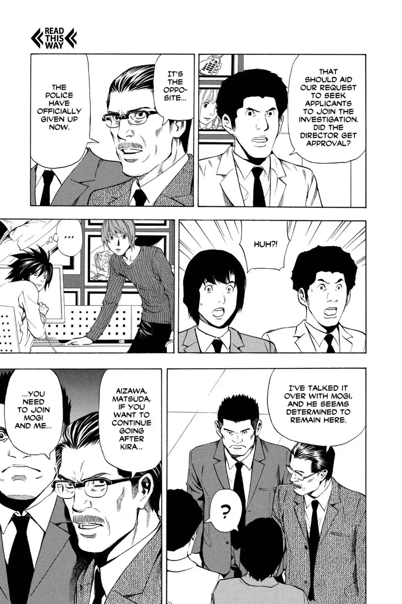 Death Note Chapter 39 page 17 - Chapter 39: Separation