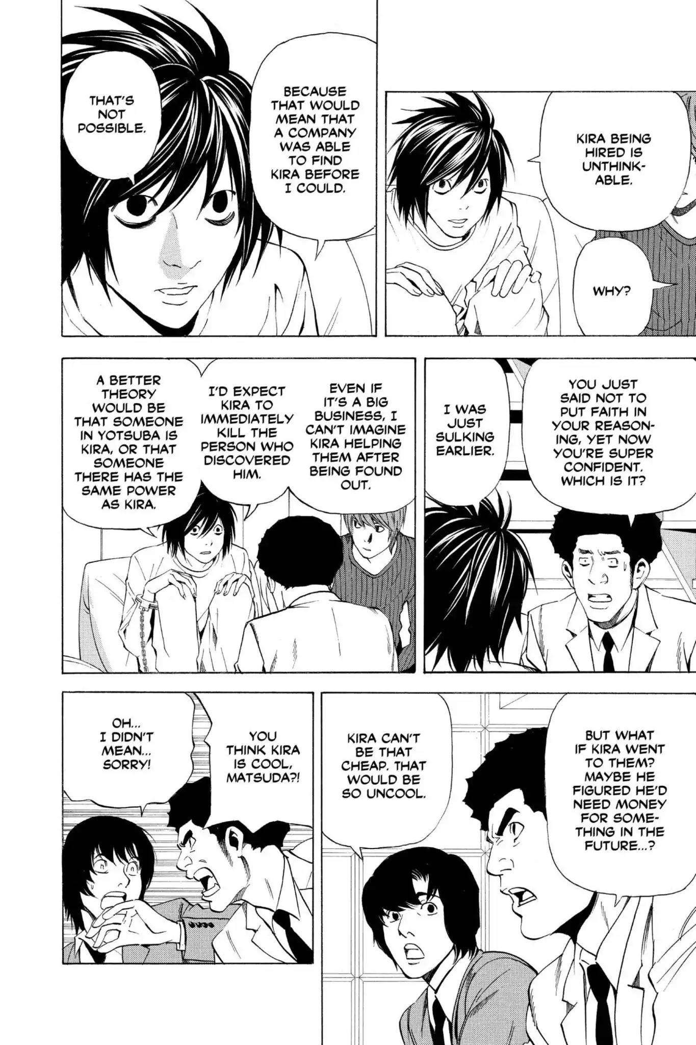 Death Note Chapter 39 page 8 - Chapter 39: Separation