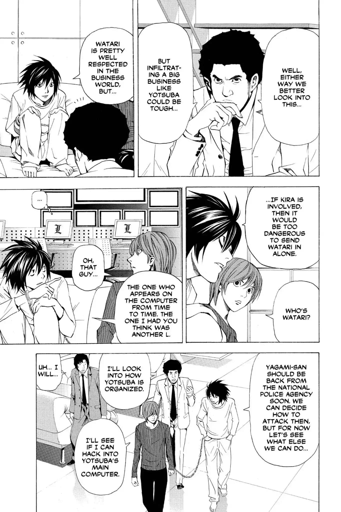 Death Note Chapter 39 page 9 - Chapter 39: Separation