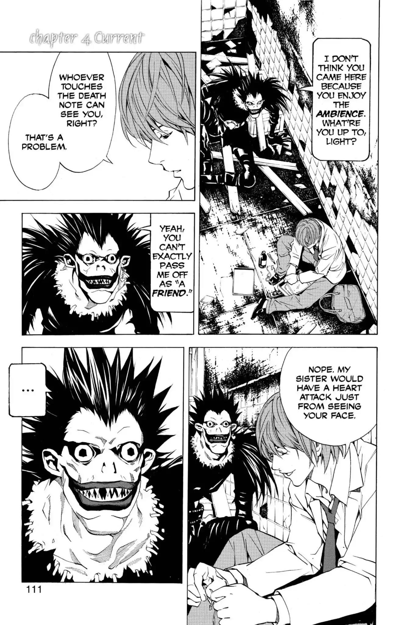 Death Note Chapter 4 page 1 - Chapter 4: Current