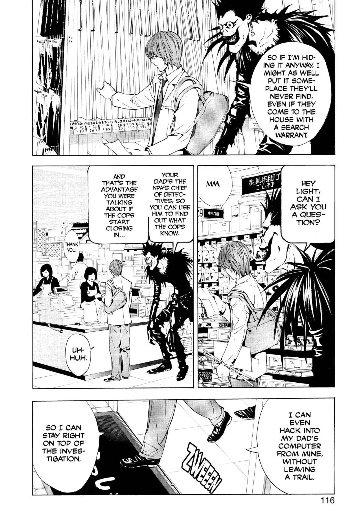 Death Note Chapter 4 page 6 - Chapter 4: Current