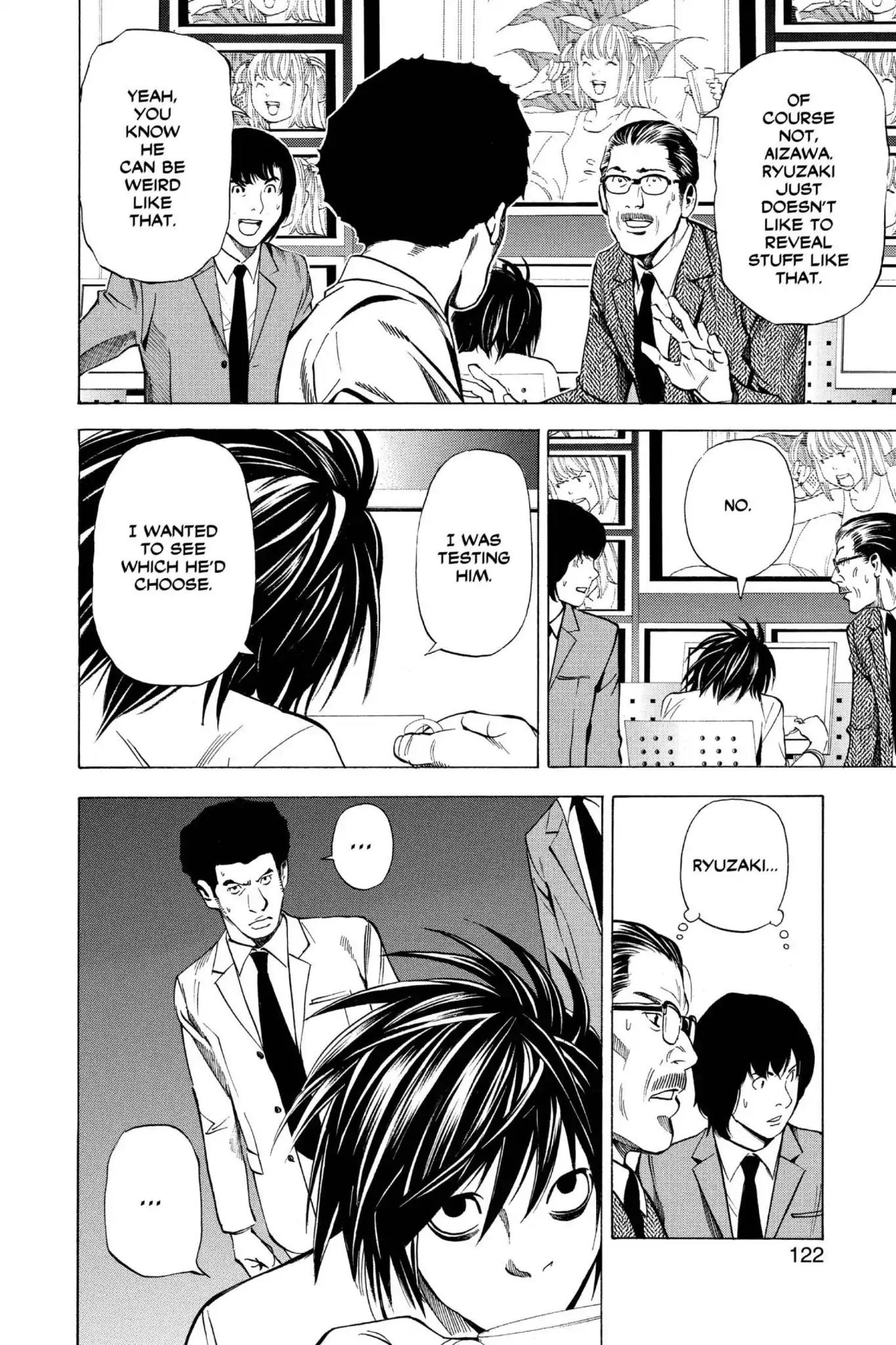 Death Note manga, chapter 40, page 10 of 20