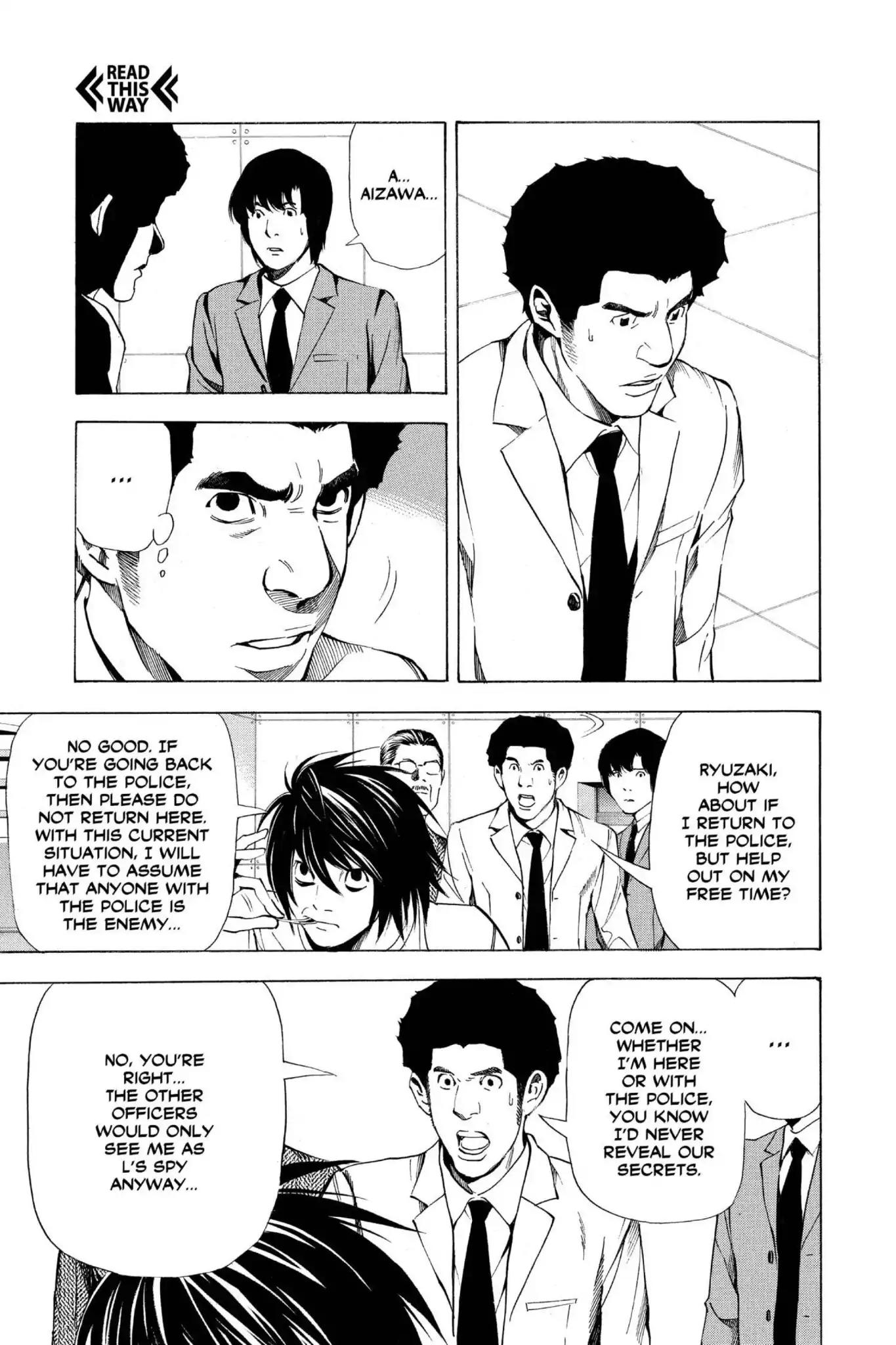 Death Note manga, chapter 40, page 5 of 20