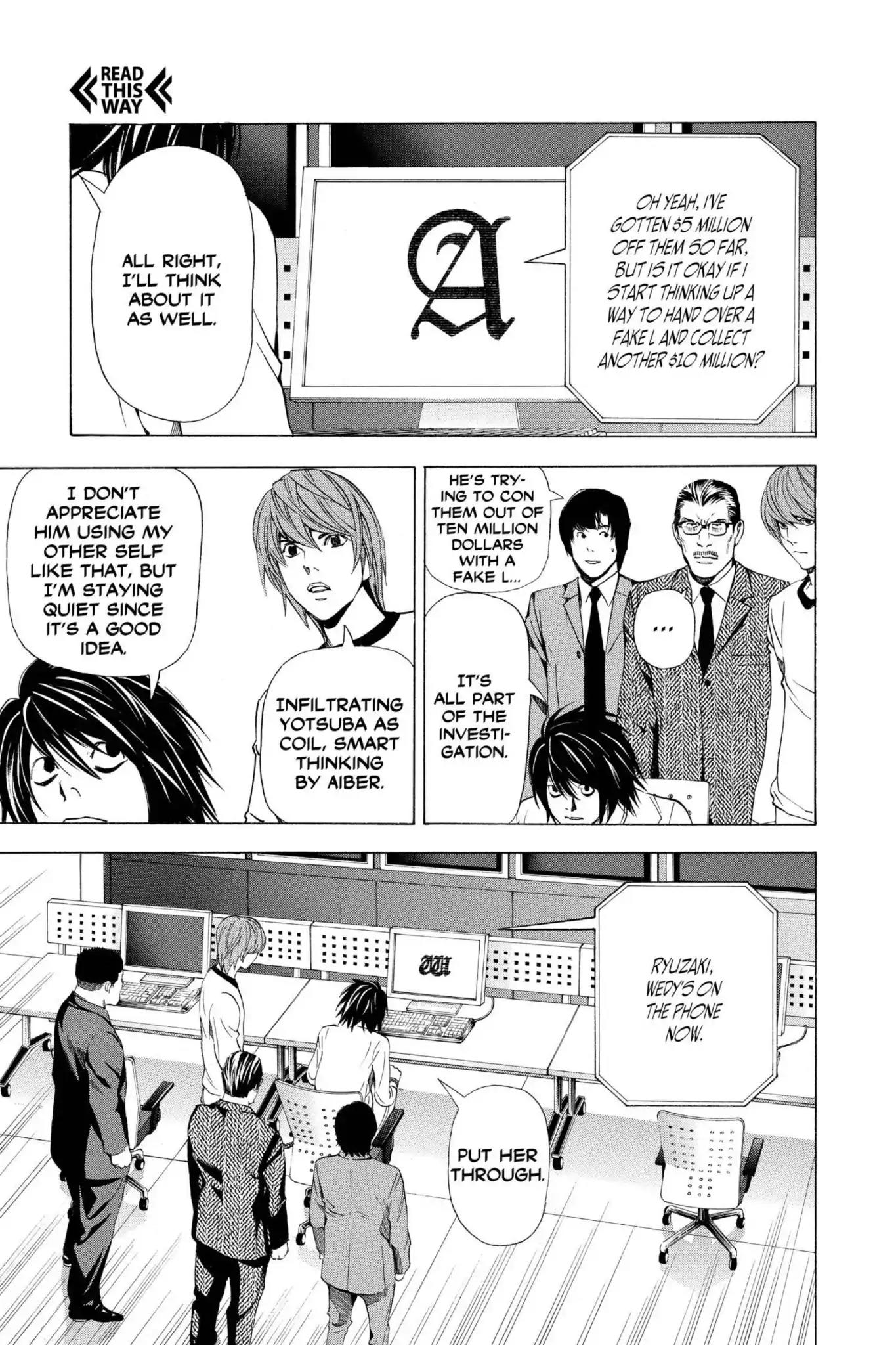 Death Note Chapter 43 page 21 - Chapter 43: Black