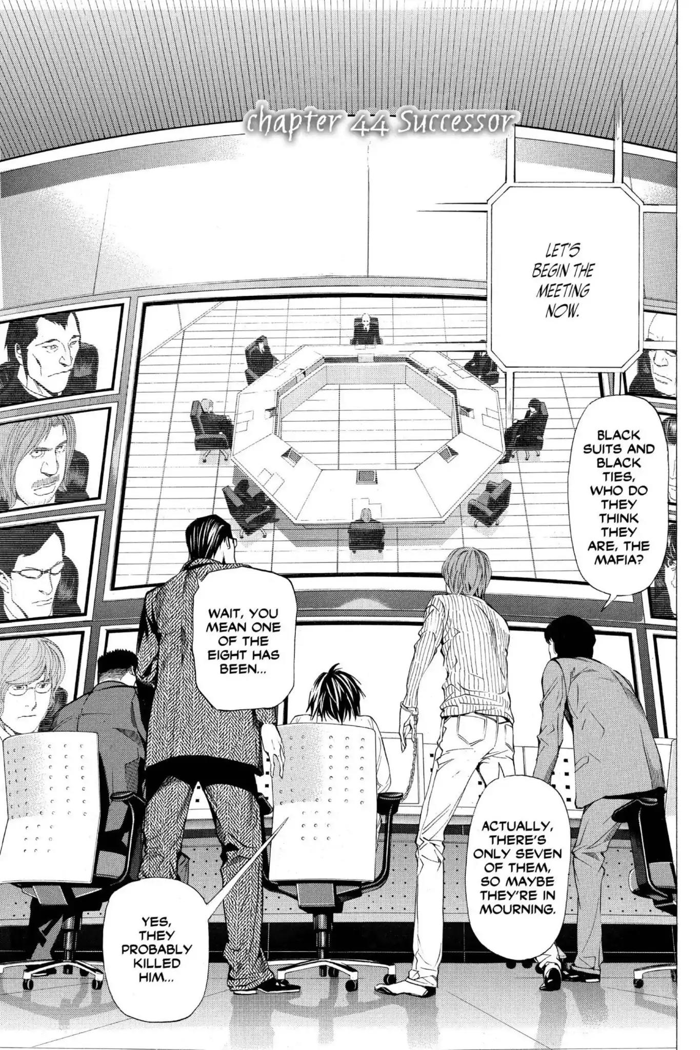 Death Note Chapter 44 page 8 - Chapter 44: Successor