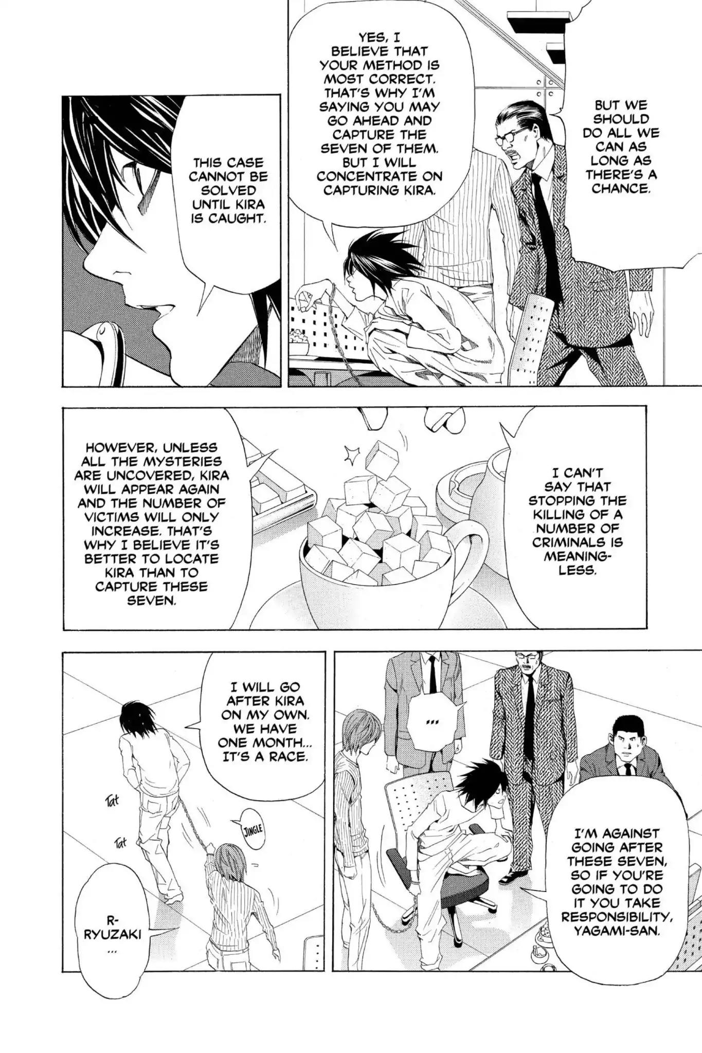 Death Note manga, chapter 45, page 12 of 24