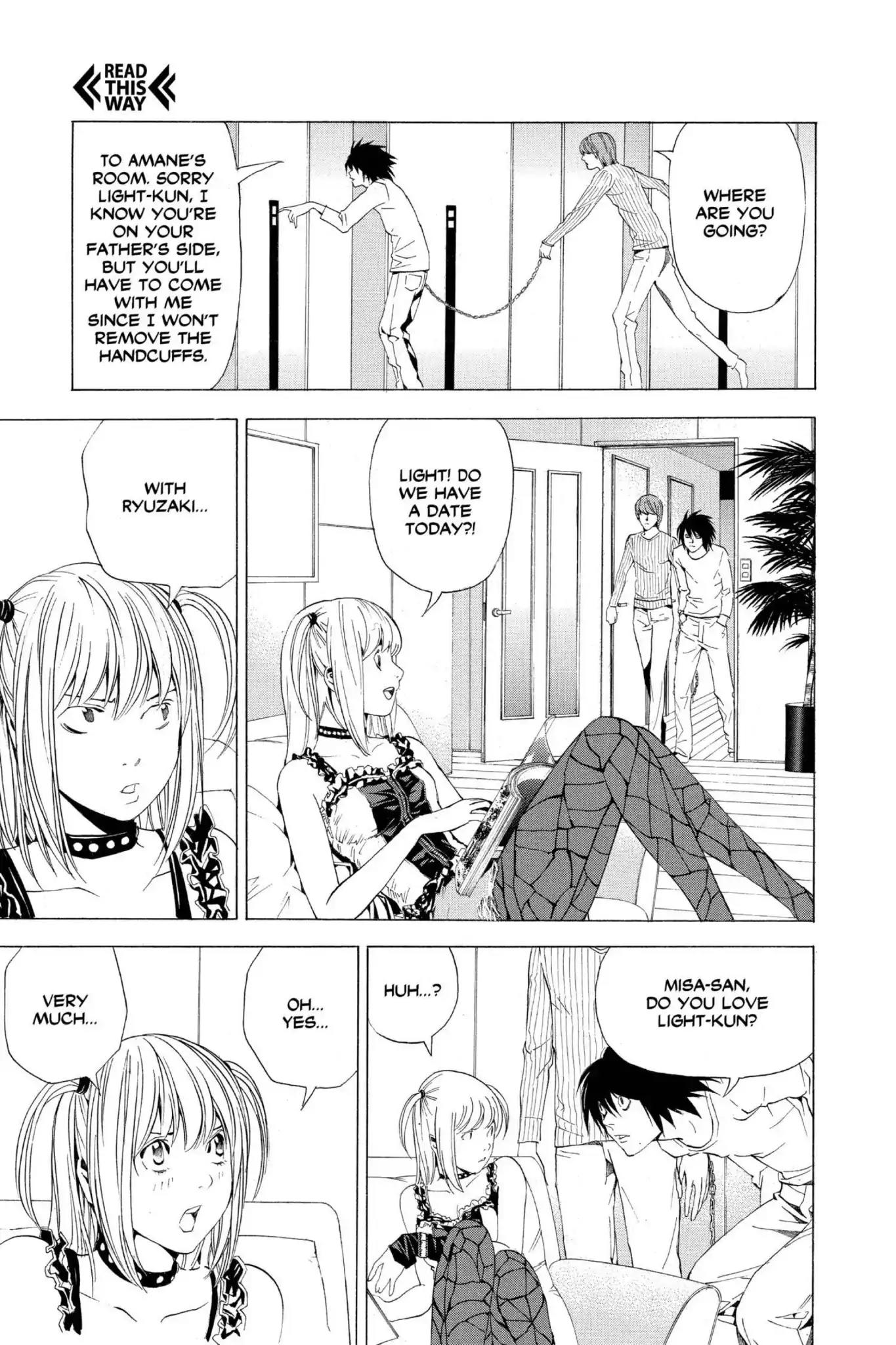 Death Note manga, chapter 45, page 13 of 24