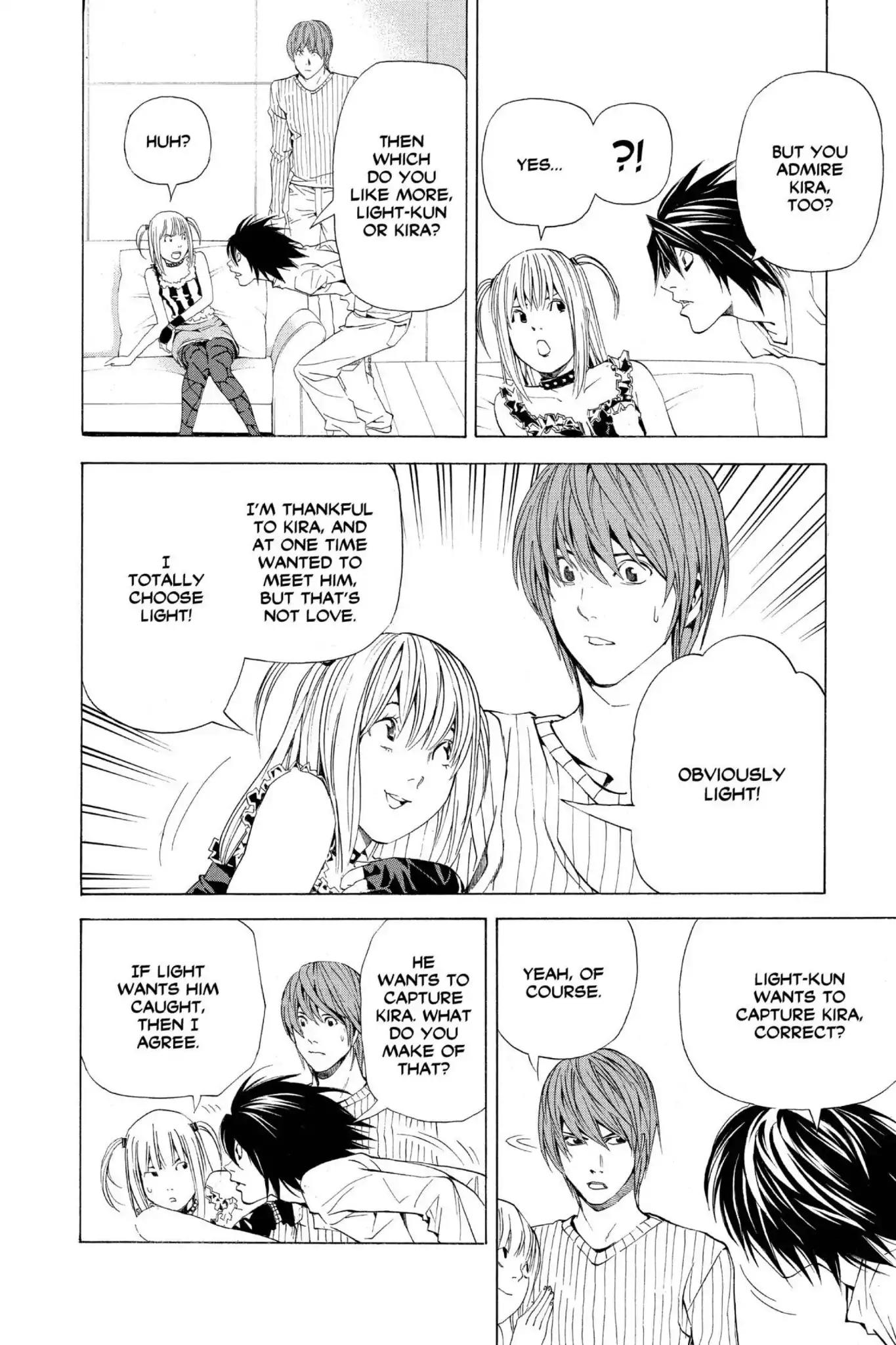 Death Note manga, chapter 45, page 14 of 24