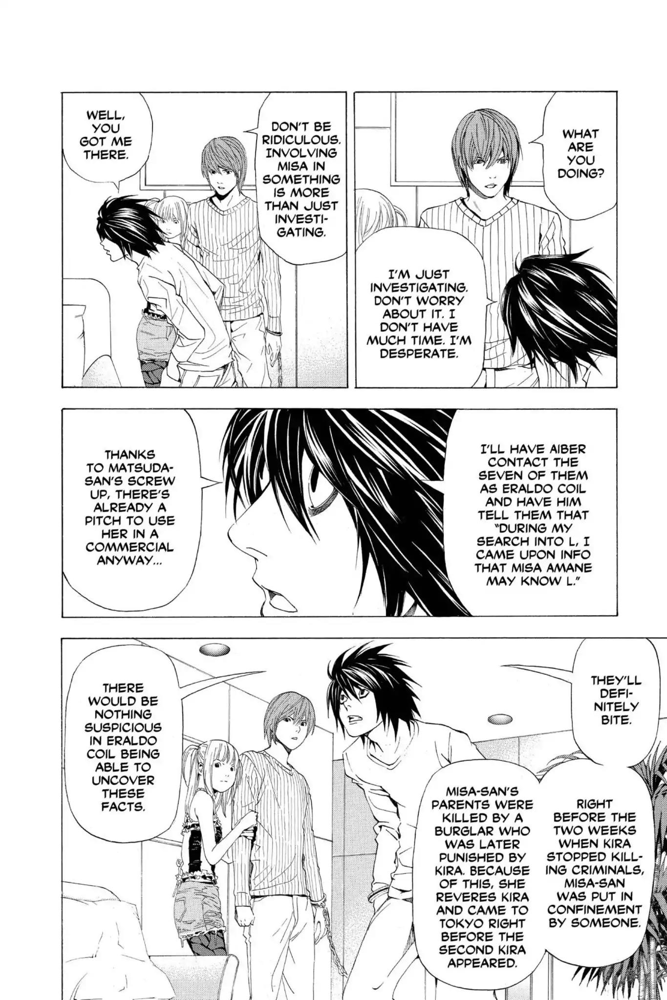 Death Note manga, chapter 45, page 16 of 24