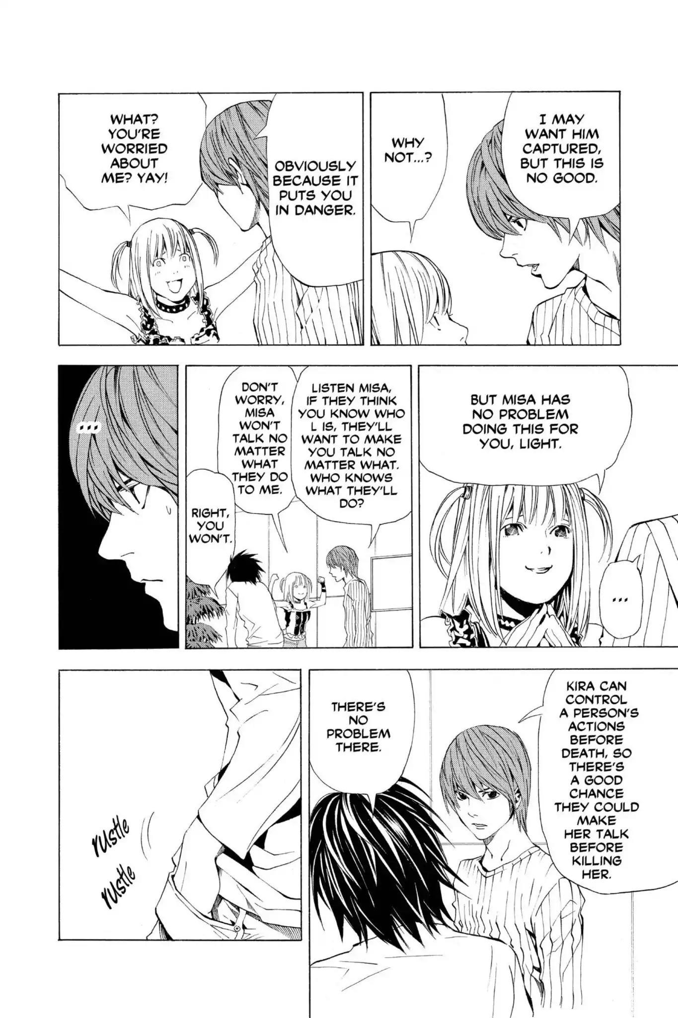 Death Note manga, chapter 45, page 18 of 24