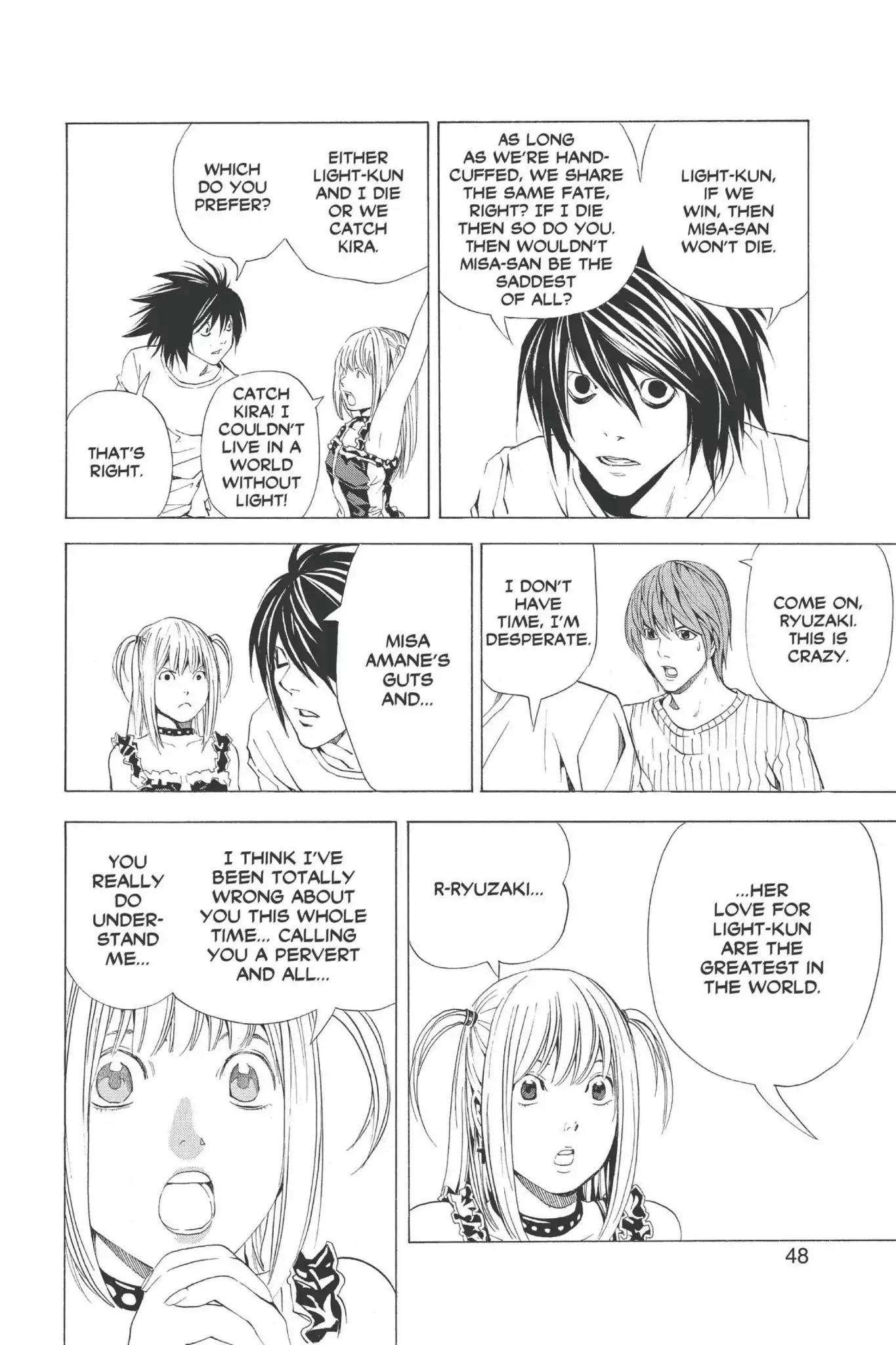 Death Note manga, chapter 45, page 20 of 24