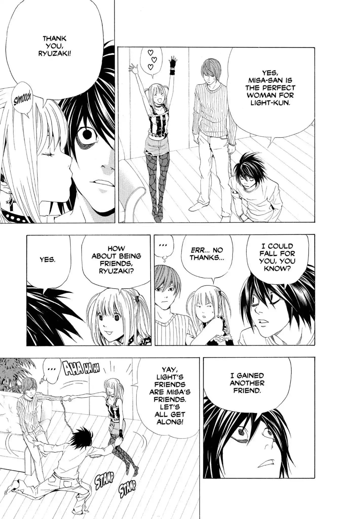 Death Note manga, chapter 45, page 21 of 24