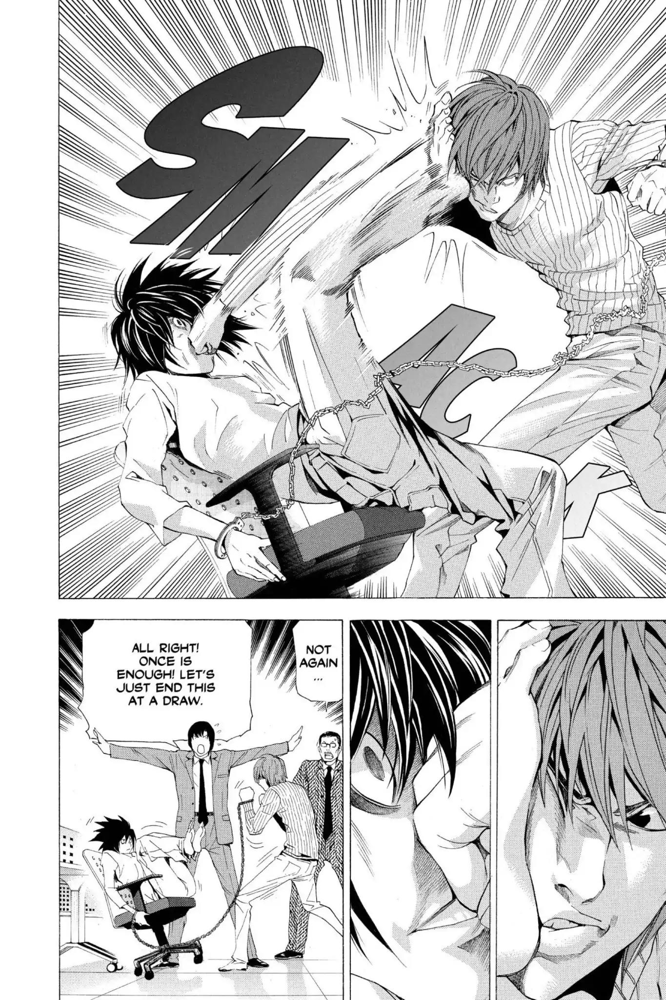 Death Note manga, chapter 45, page 8 of 24