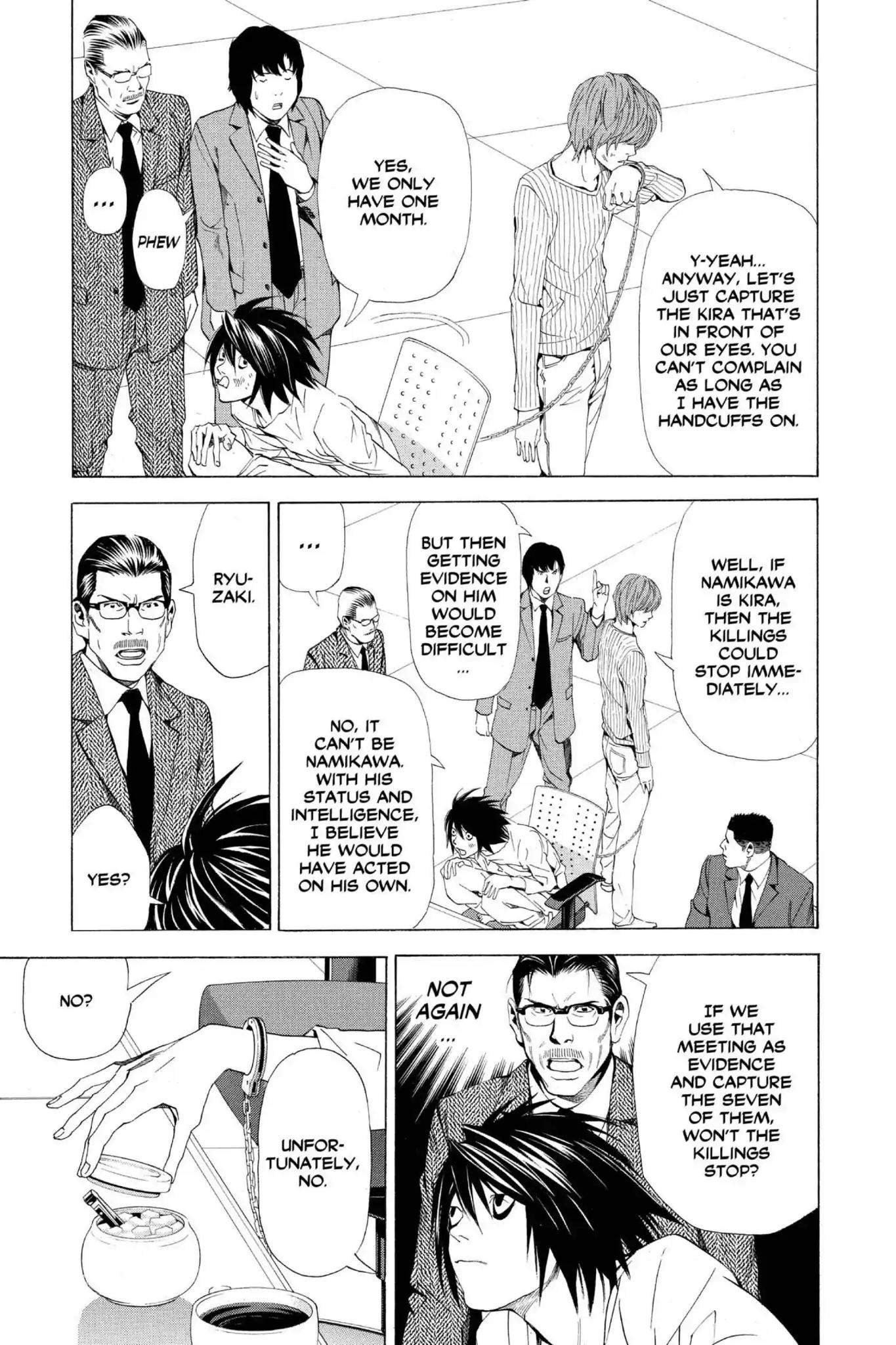 Death Note manga, chapter 45, page 9 of 24
