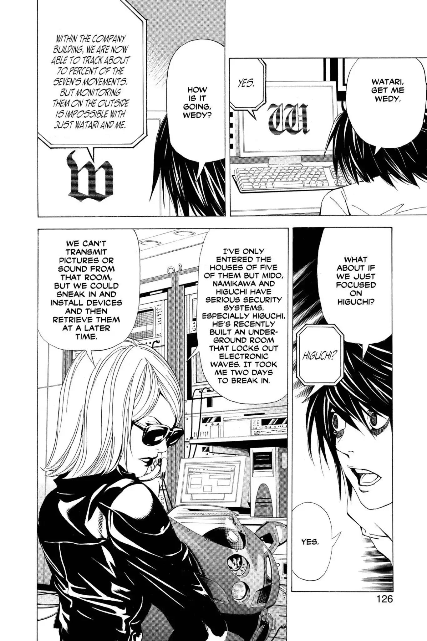 Death Note manga, chapter 49, page 10 of 24