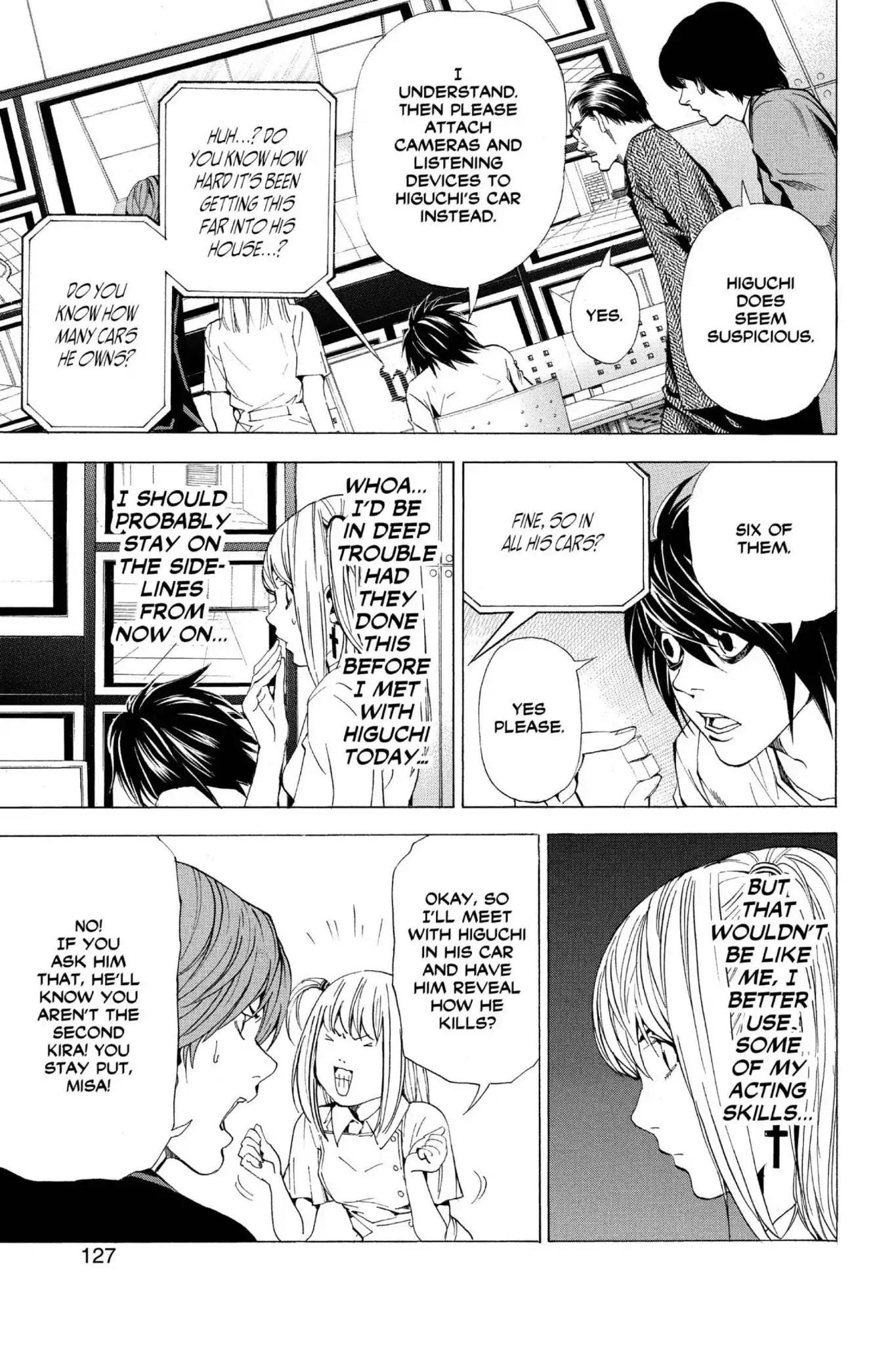 Death Note manga, chapter 49, page 11 of 24