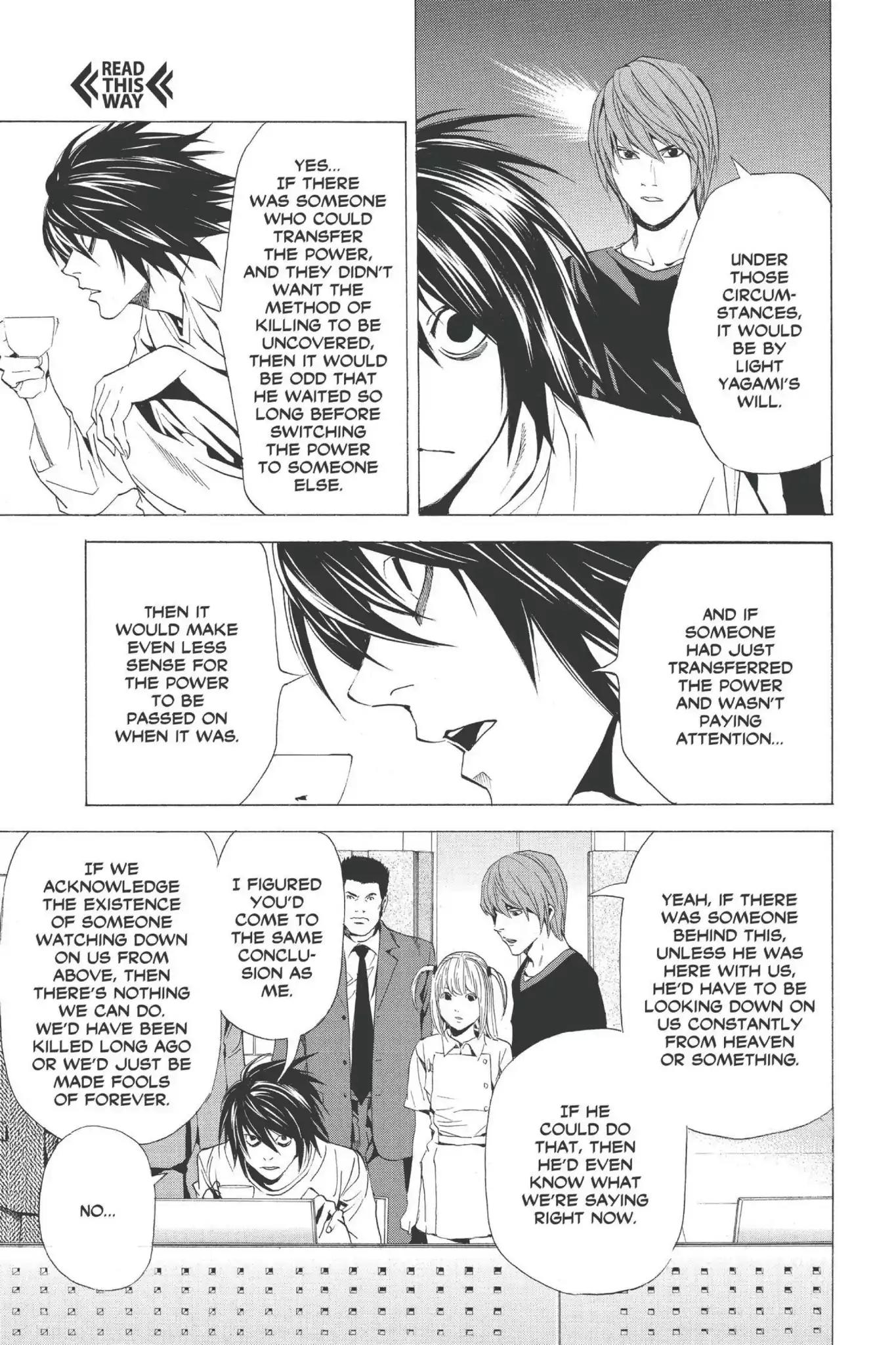 Death Note manga, chapter 49, page 15 of 24