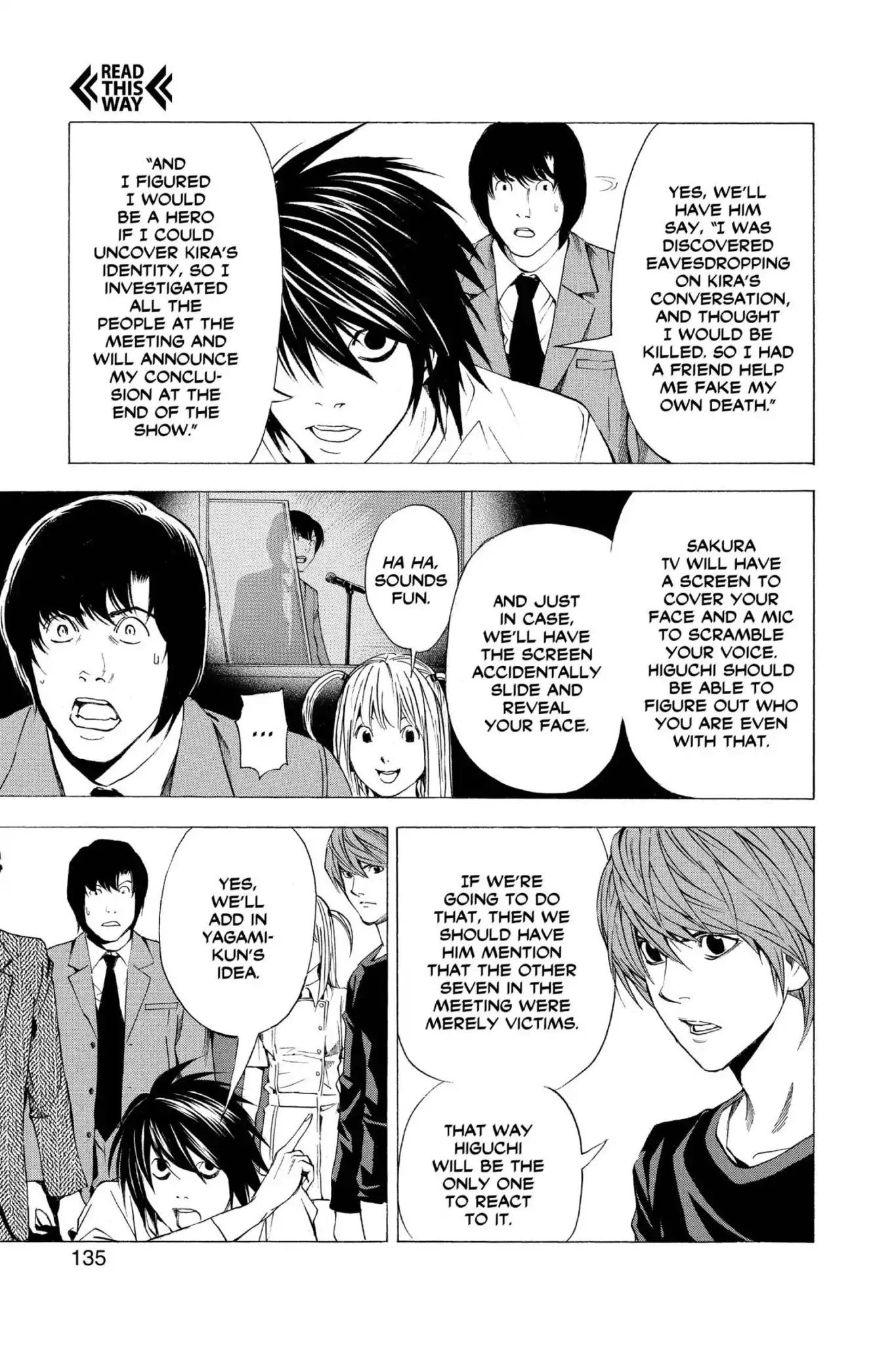 Death Note manga, chapter 49, page 19 of 24