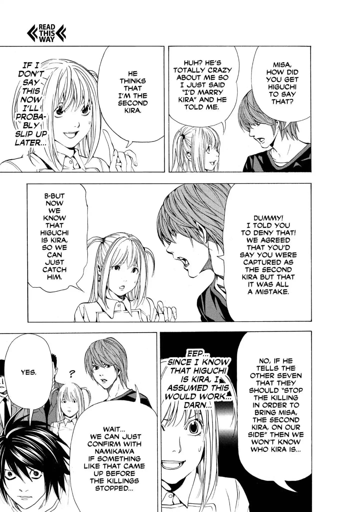 Death Note manga, chapter 49, page 5 of 24