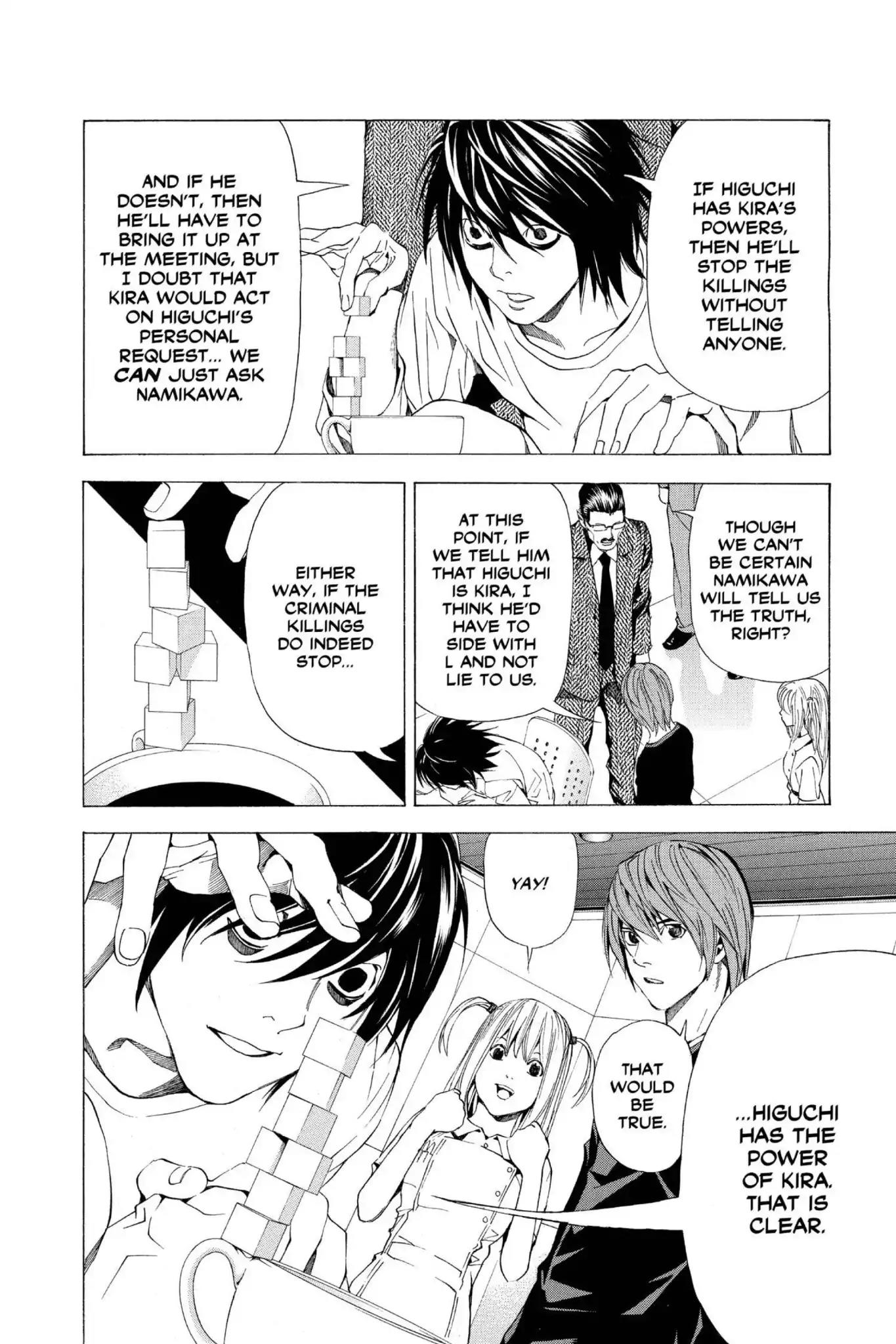 Death Note manga, chapter 49, page 6 of 24
