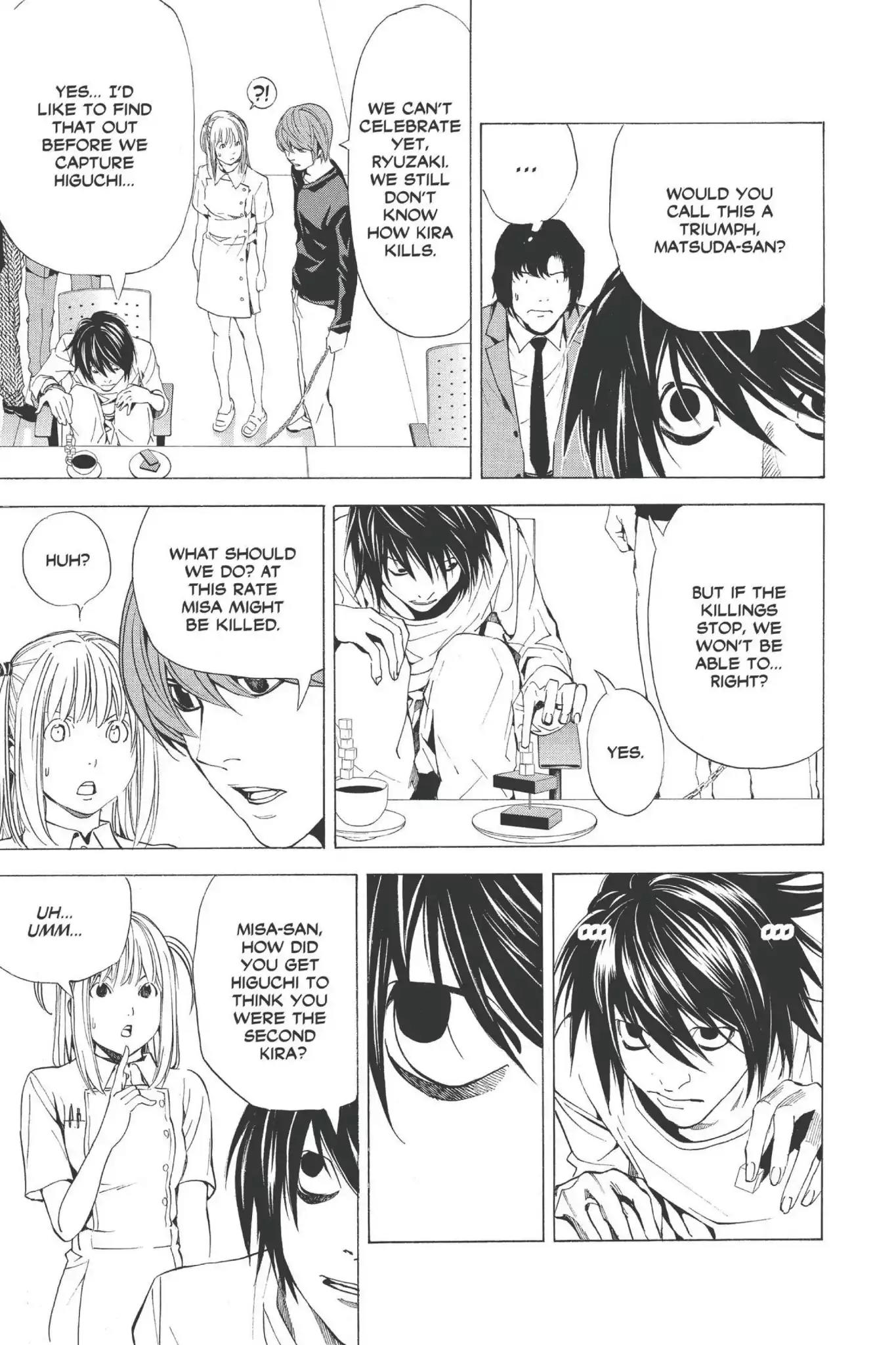 Death Note manga, chapter 49, page 7 of 24