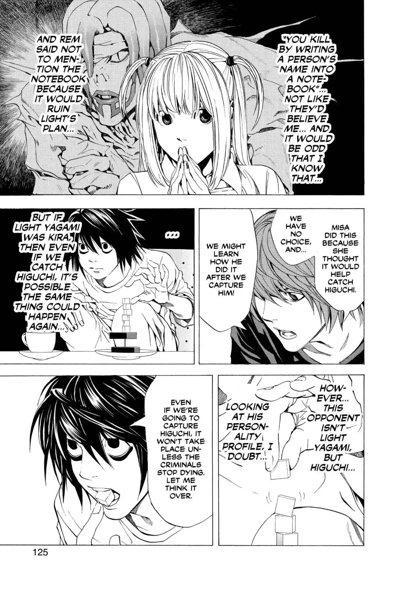 Death Note manga, chapter 49, page 9 of 24