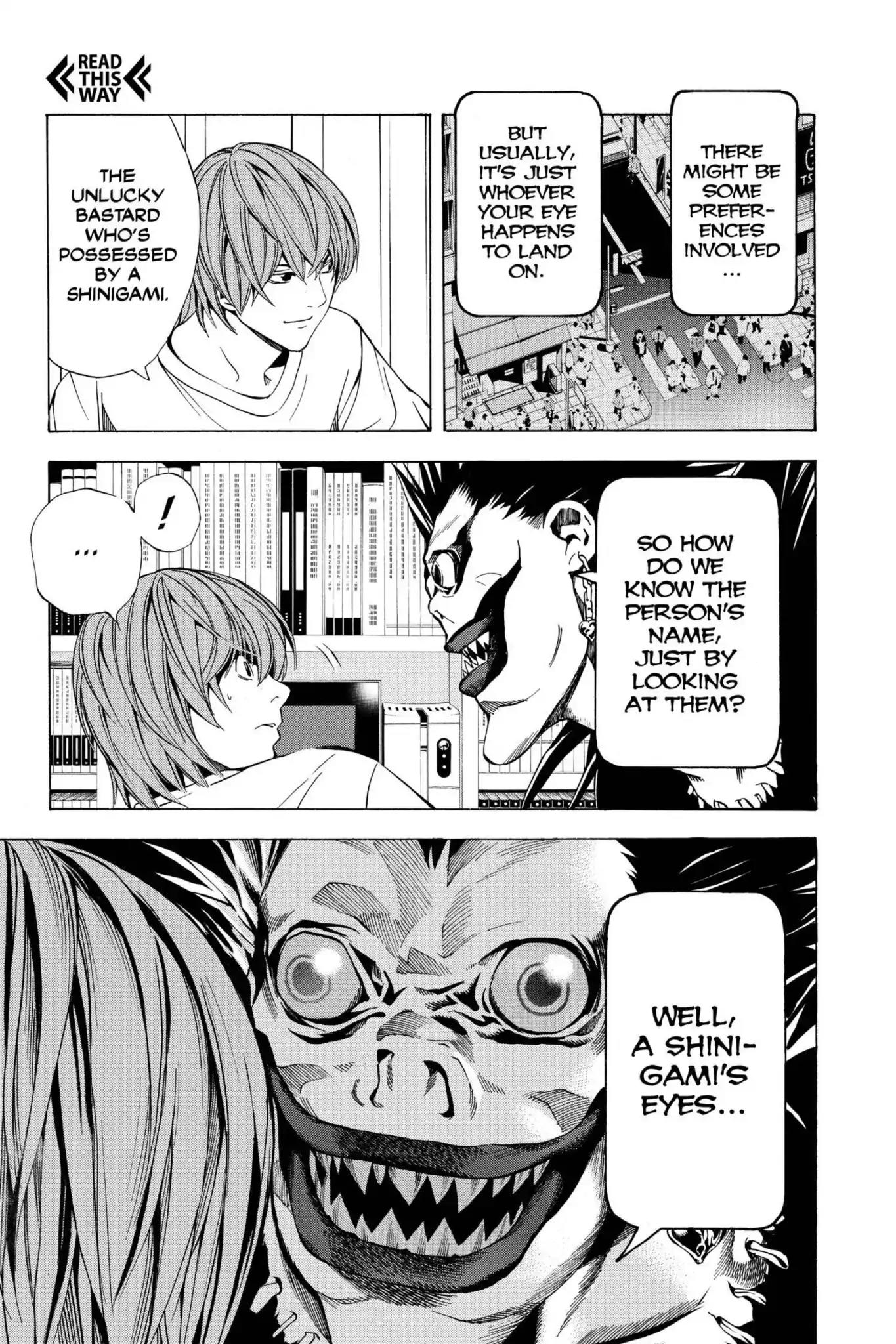 Death Note Chapter 5 page 15 - Chapter 5: Eyeballs