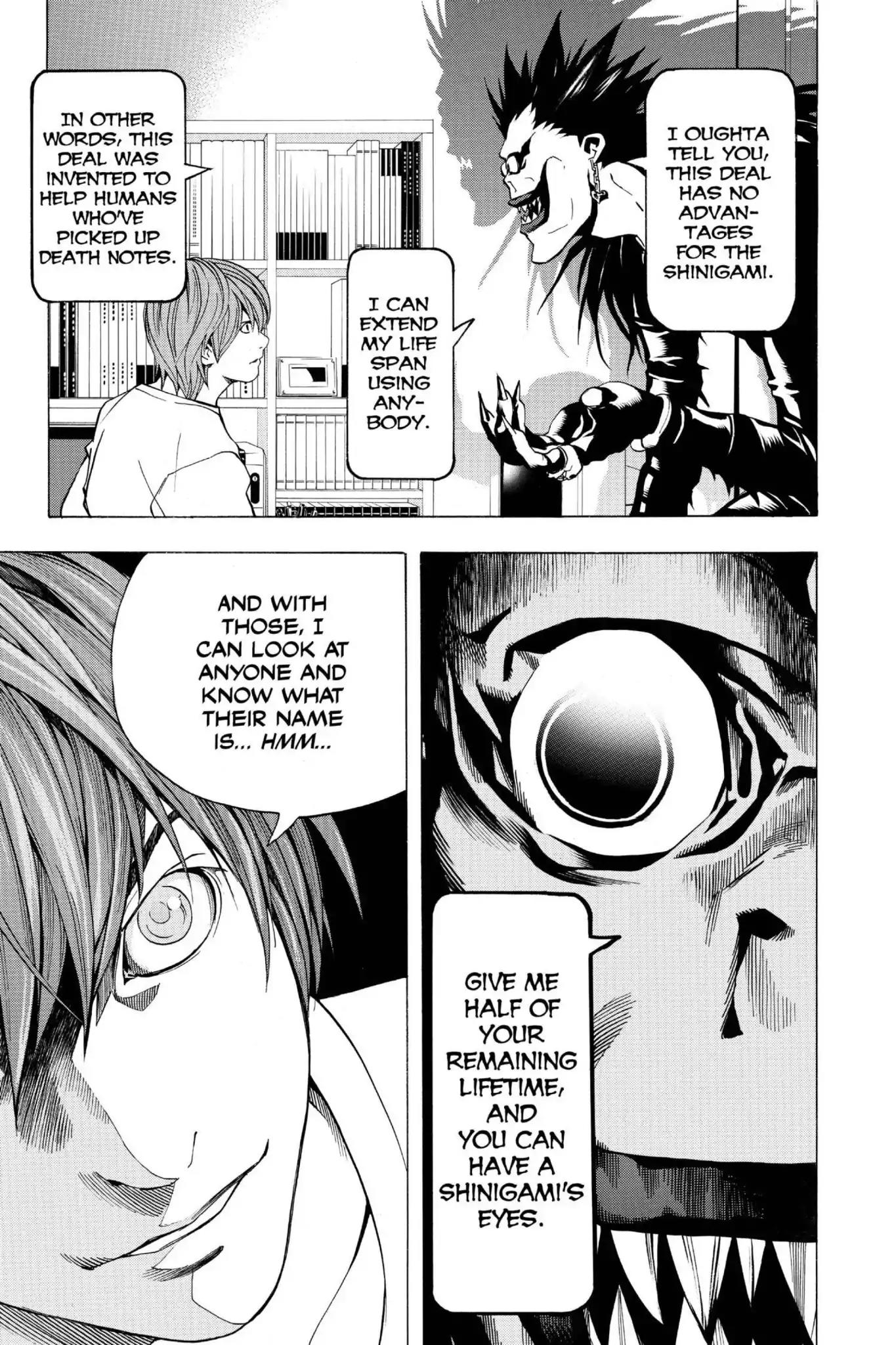 Death Note Chapter 5 page 19 - Chapter 5: Eyeballs