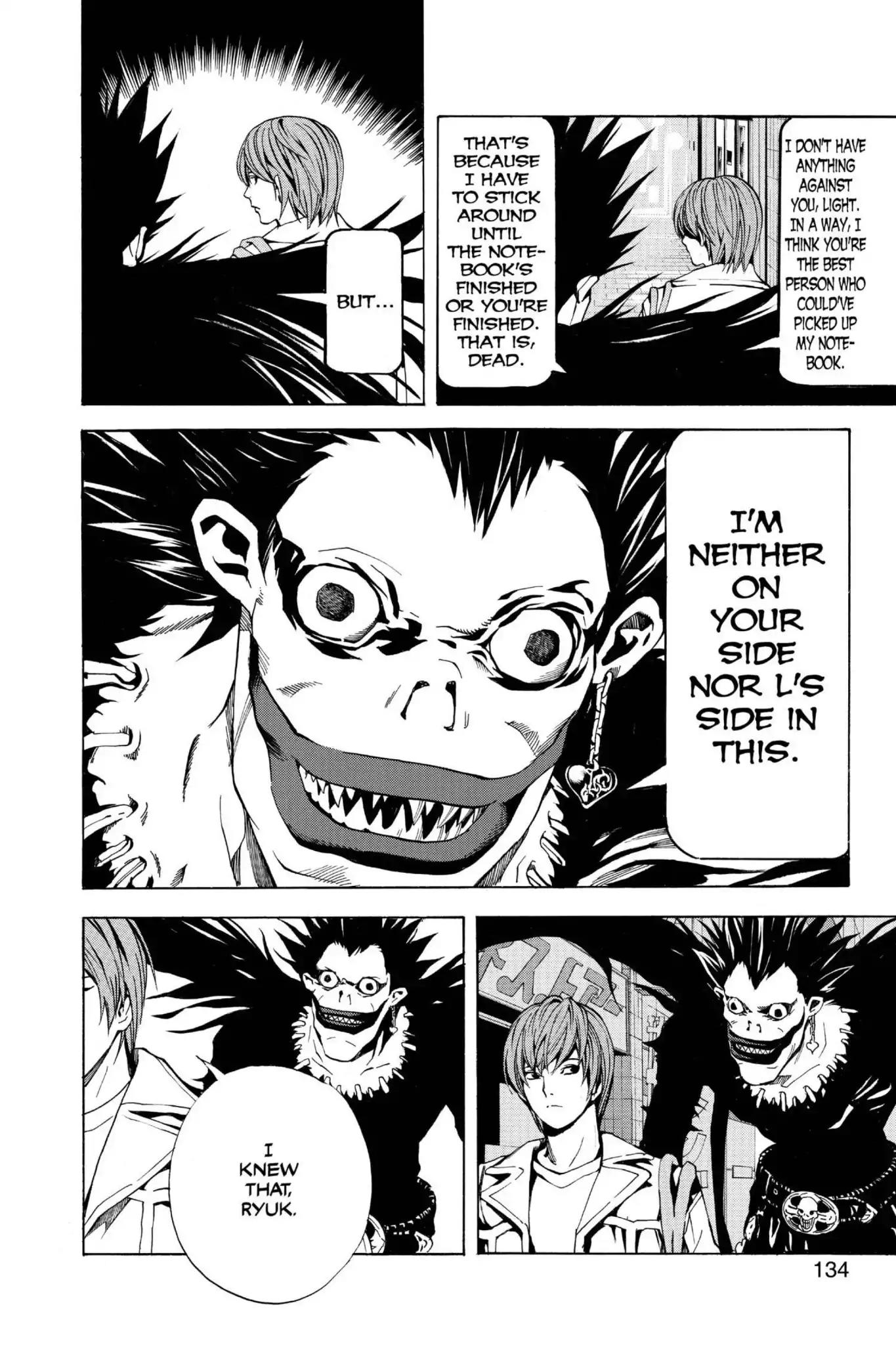 Death Note Chapter 5 page 4 - Chapter 5: Eyeballs