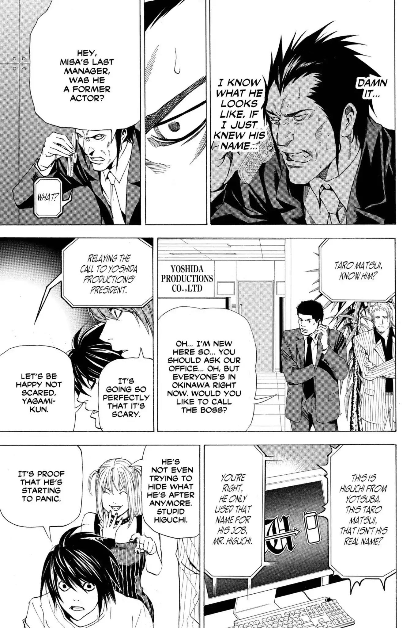 Death Note Chapter 50 page 19 - Chapter 50: Yotsuba