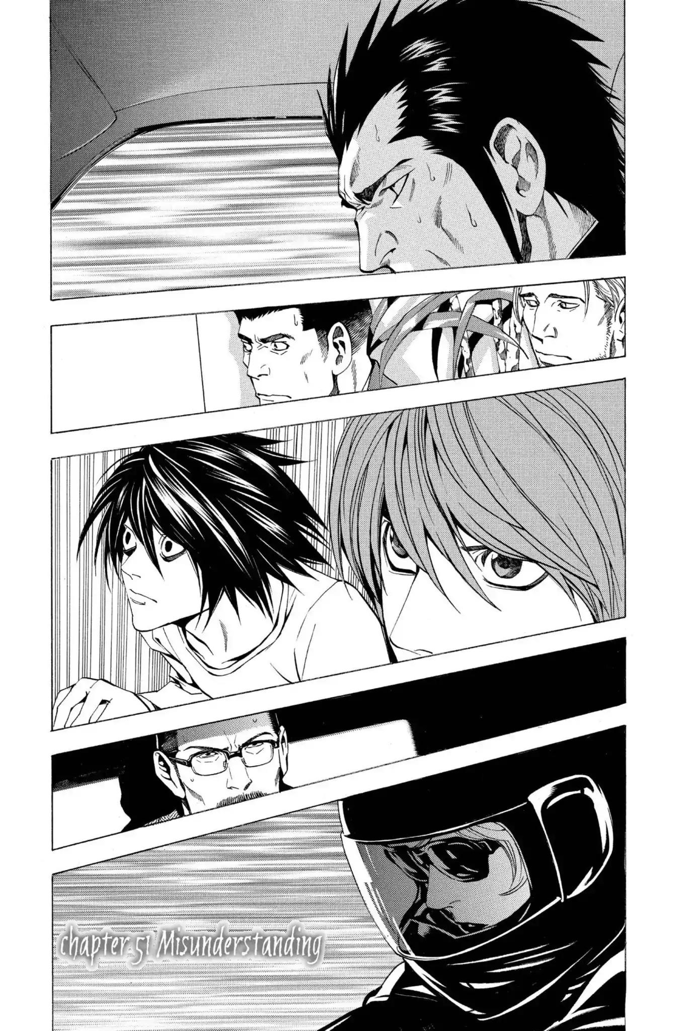 Death Note manga, chapter 51, page 1 of 22