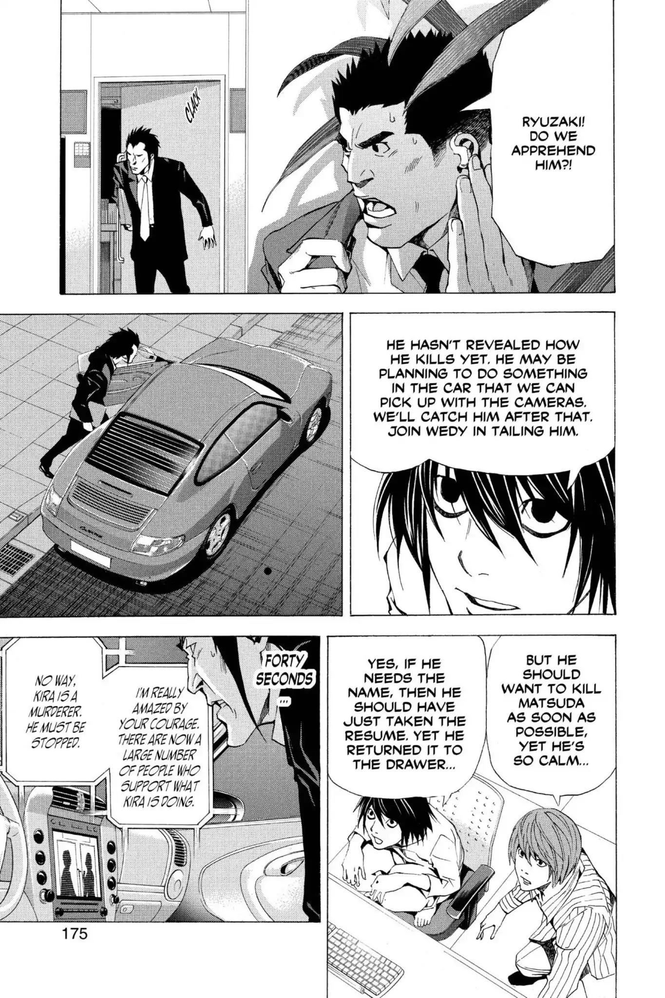 Death Note manga, chapter 51, page 13 of 22