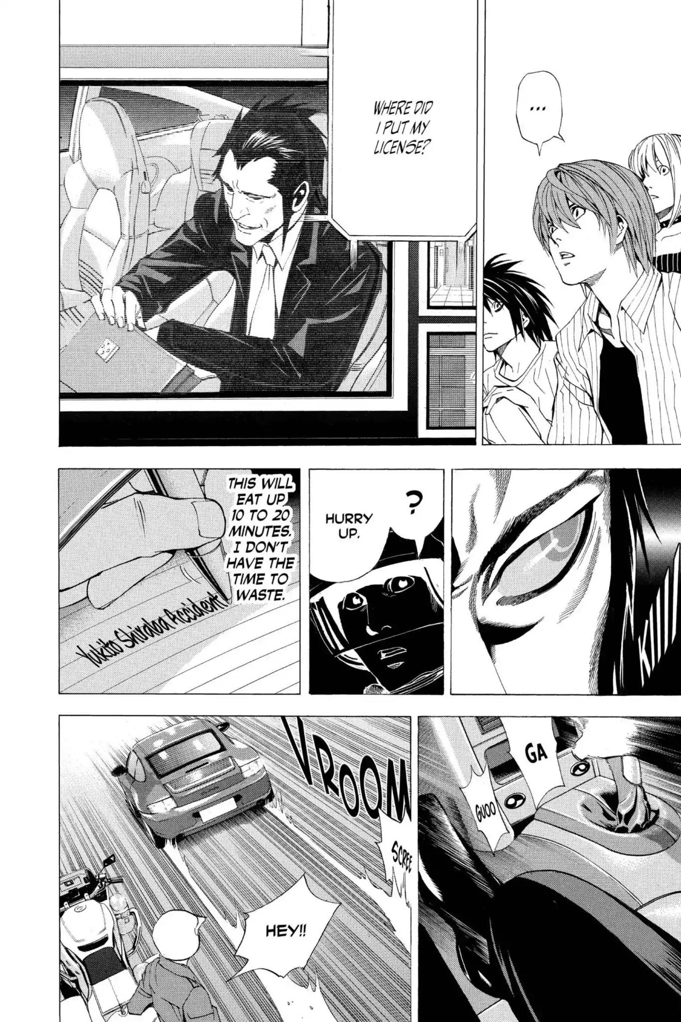 Death Note manga, chapter 51, page 18 of 22