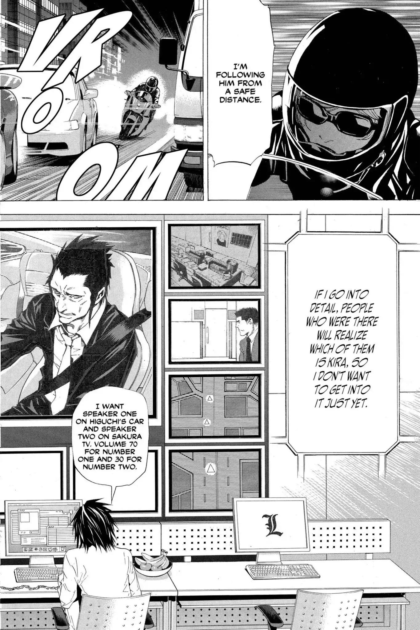 Death Note manga, chapter 51, page 2 of 22