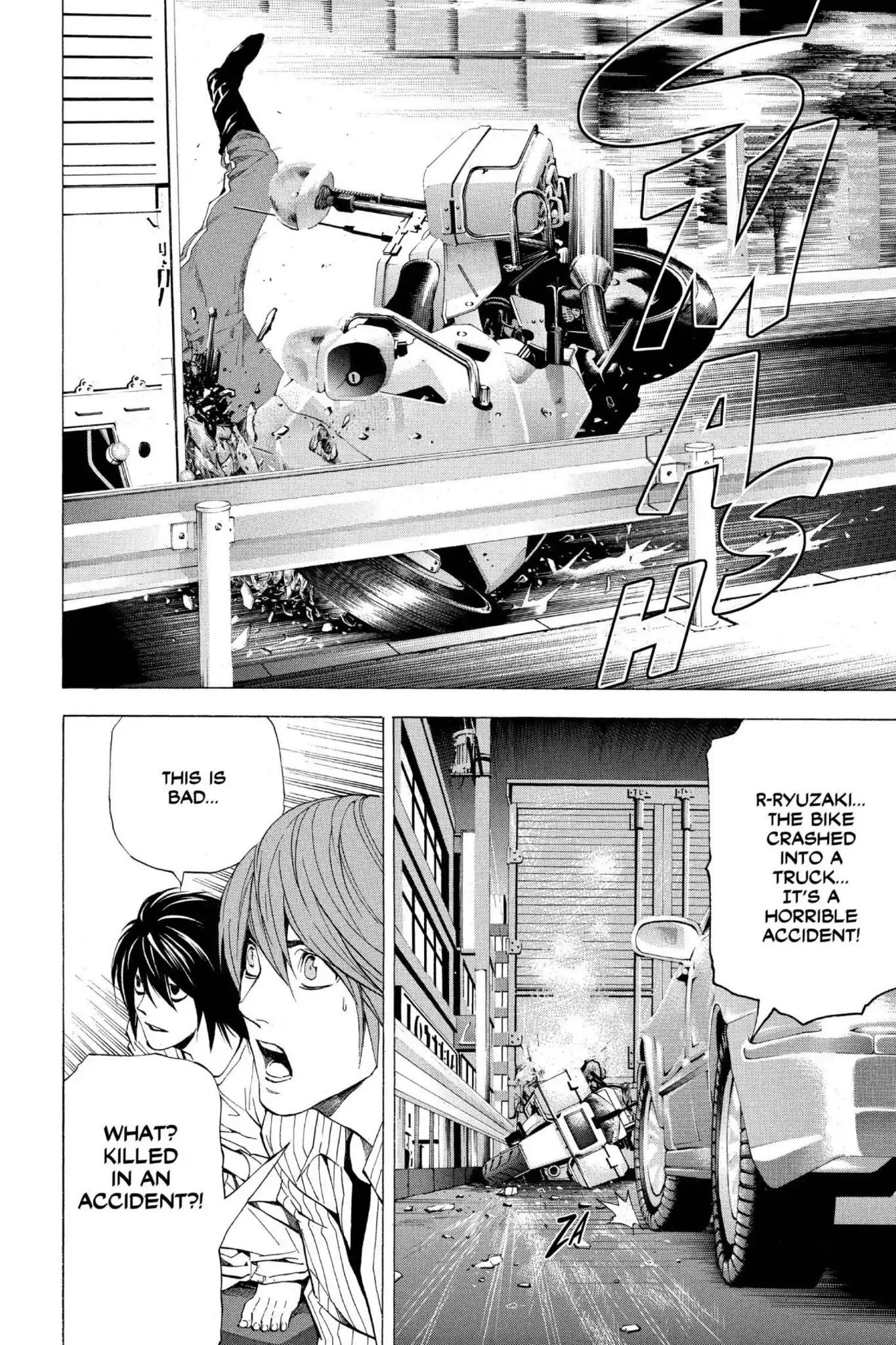 Death Note manga, chapter 51, page 20 of 22