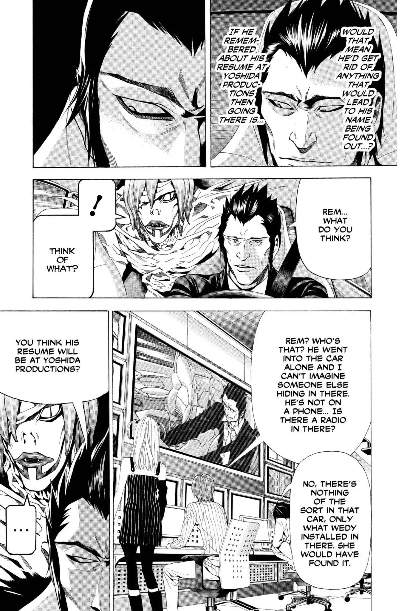 Death Note manga, chapter 51, page 5 of 22