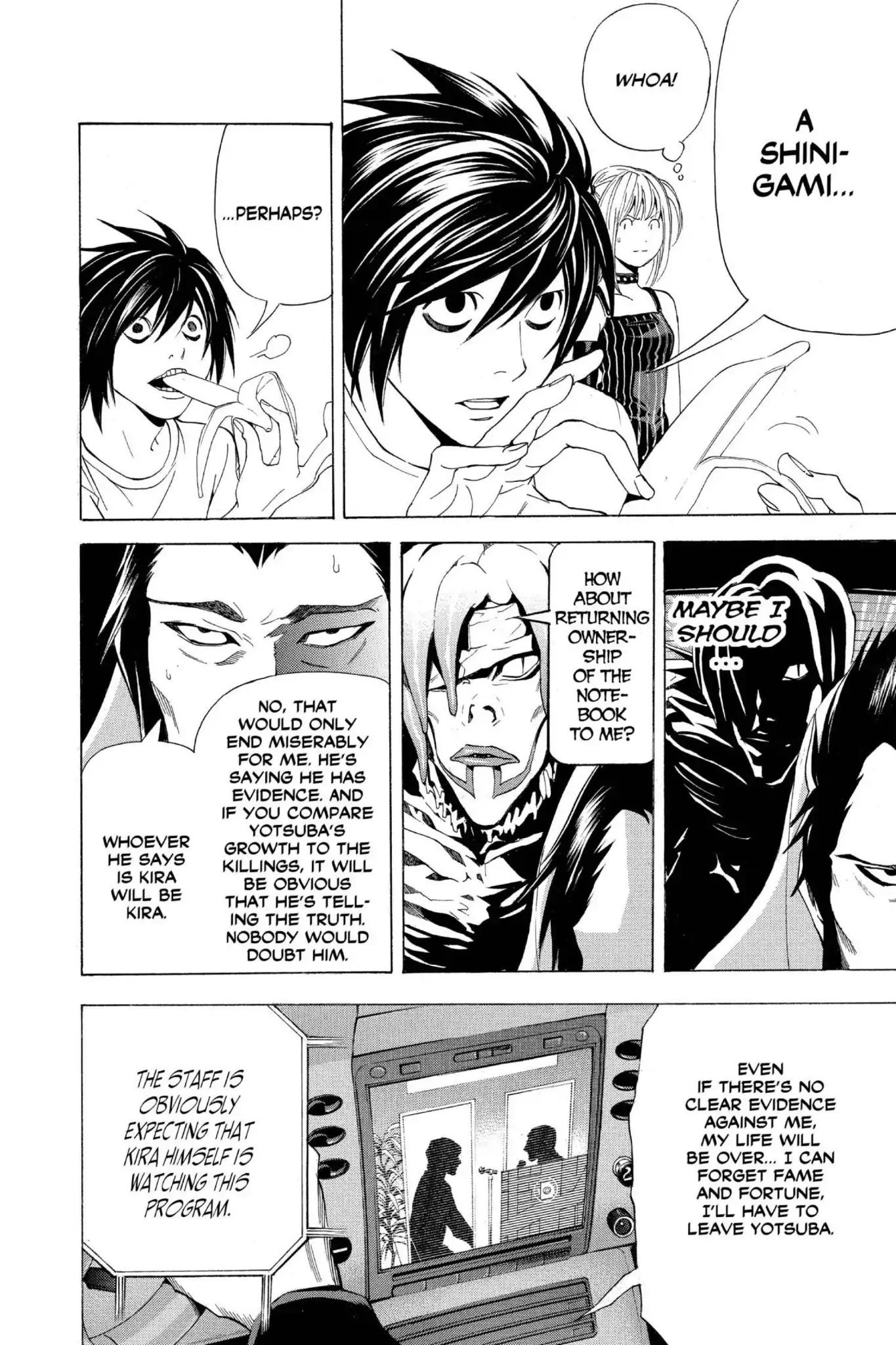 Death Note manga, chapter 51, page 8 of 22