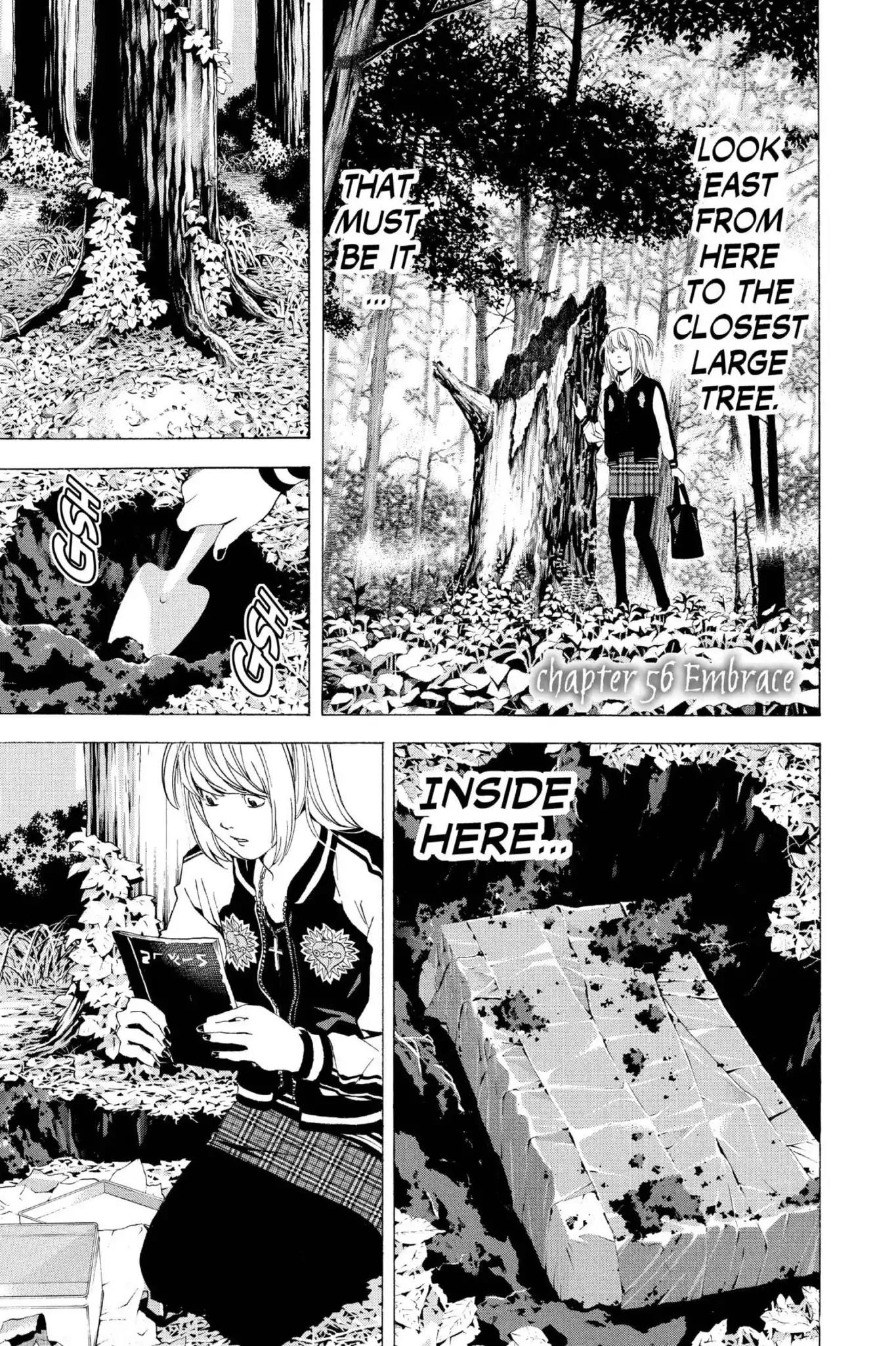 Death Note manga, chapter 56, page 1 of 20