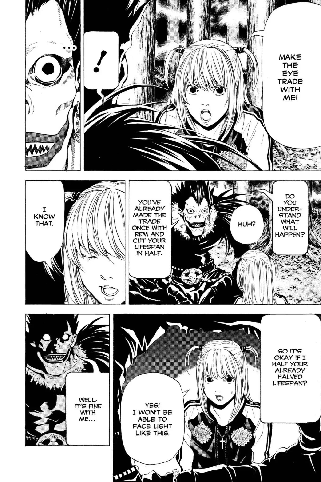 Death Note manga, chapter 56, page 12 of 20