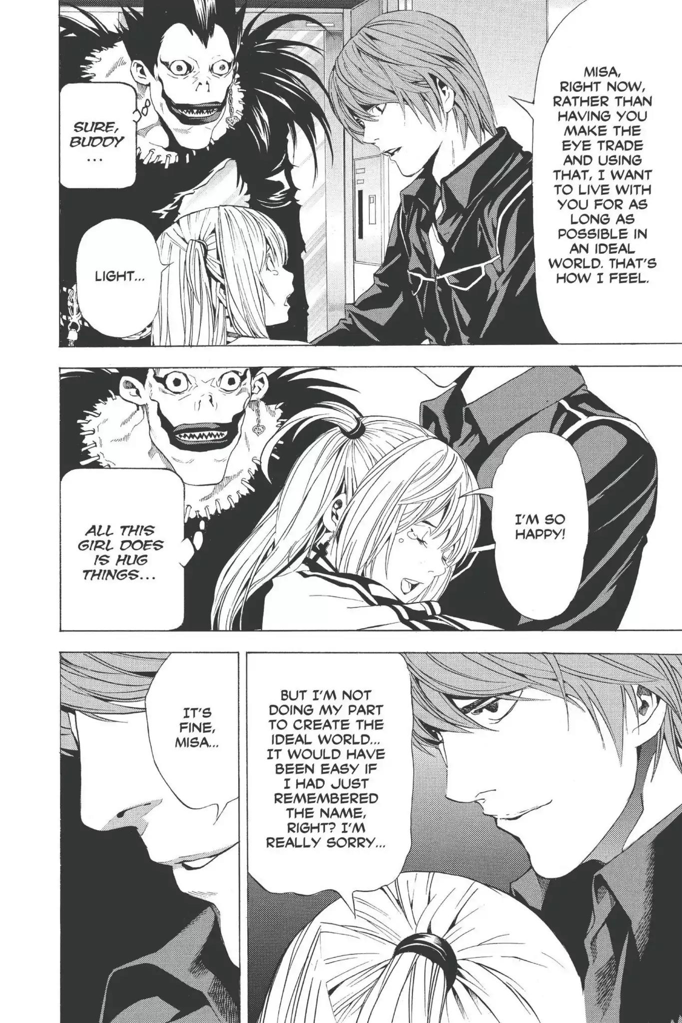 Death Note manga, chapter 56, page 18 of 20