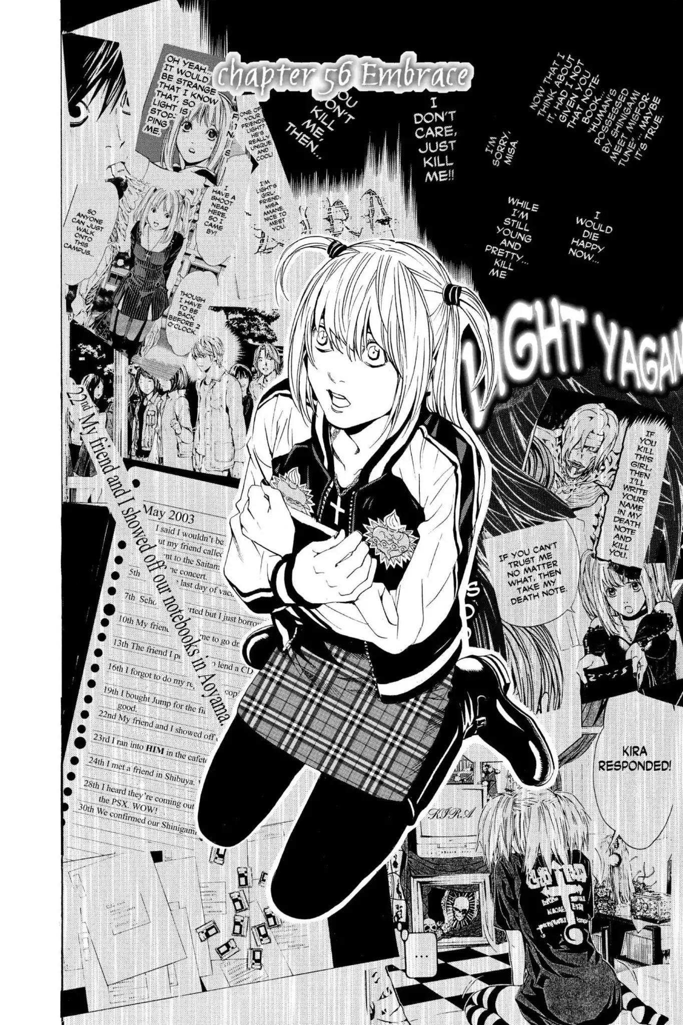 Death Note manga, chapter 56, page 2 of 20